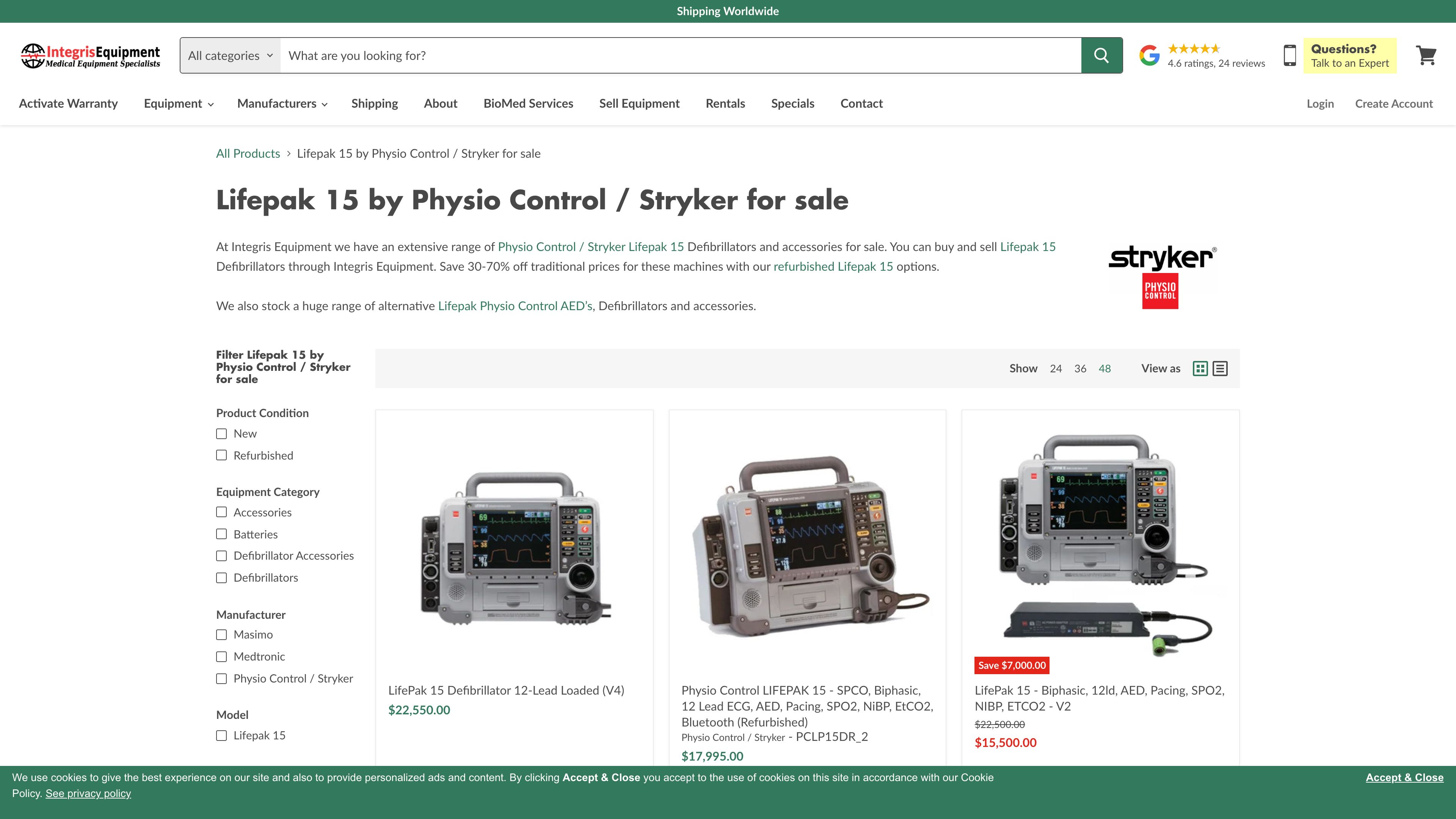 Integris Equipment + Ongoing Support on Retainer screenshot 2