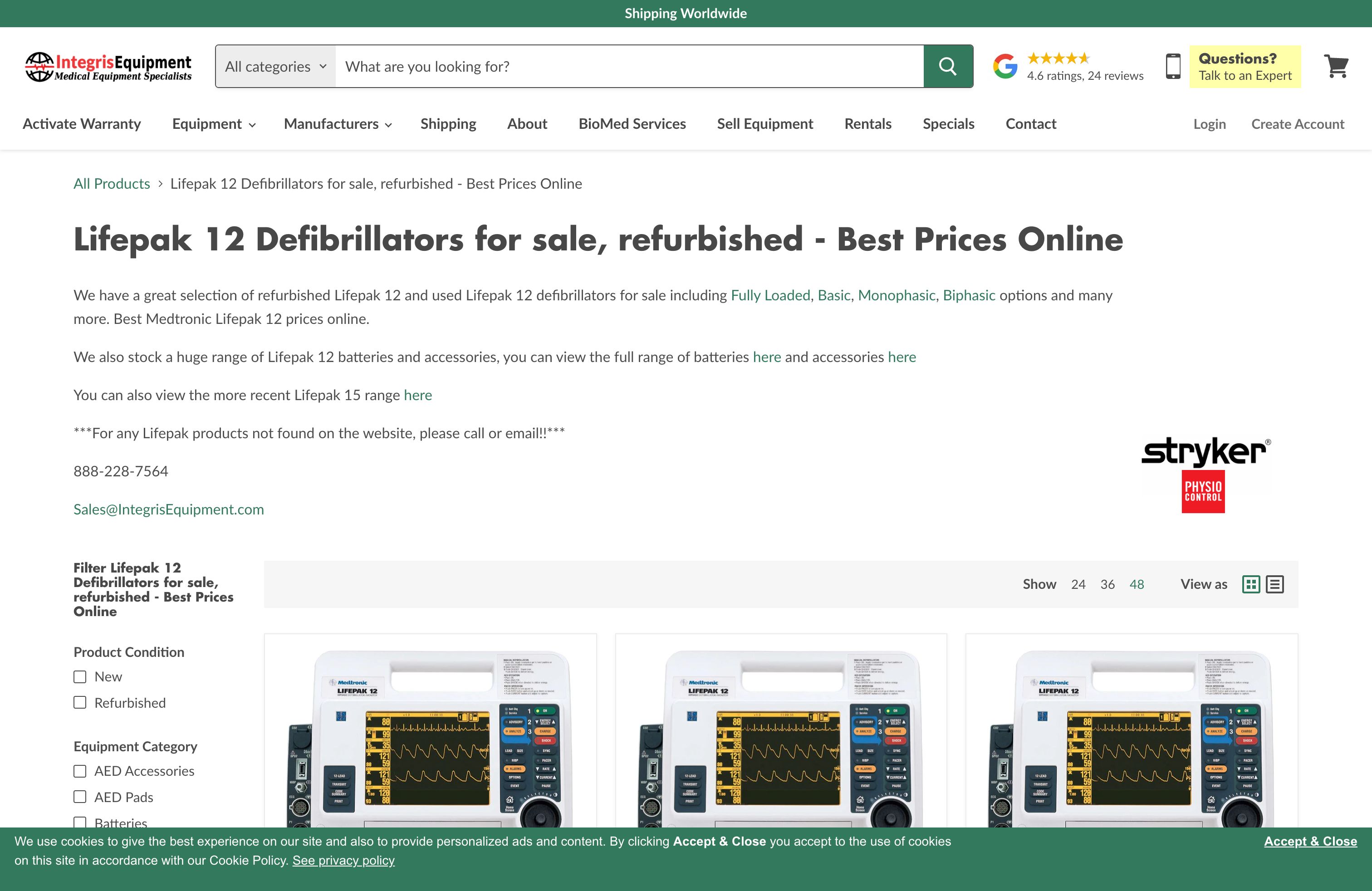 Integris Equipment + Ongoing Support on Retainer screenshot 3