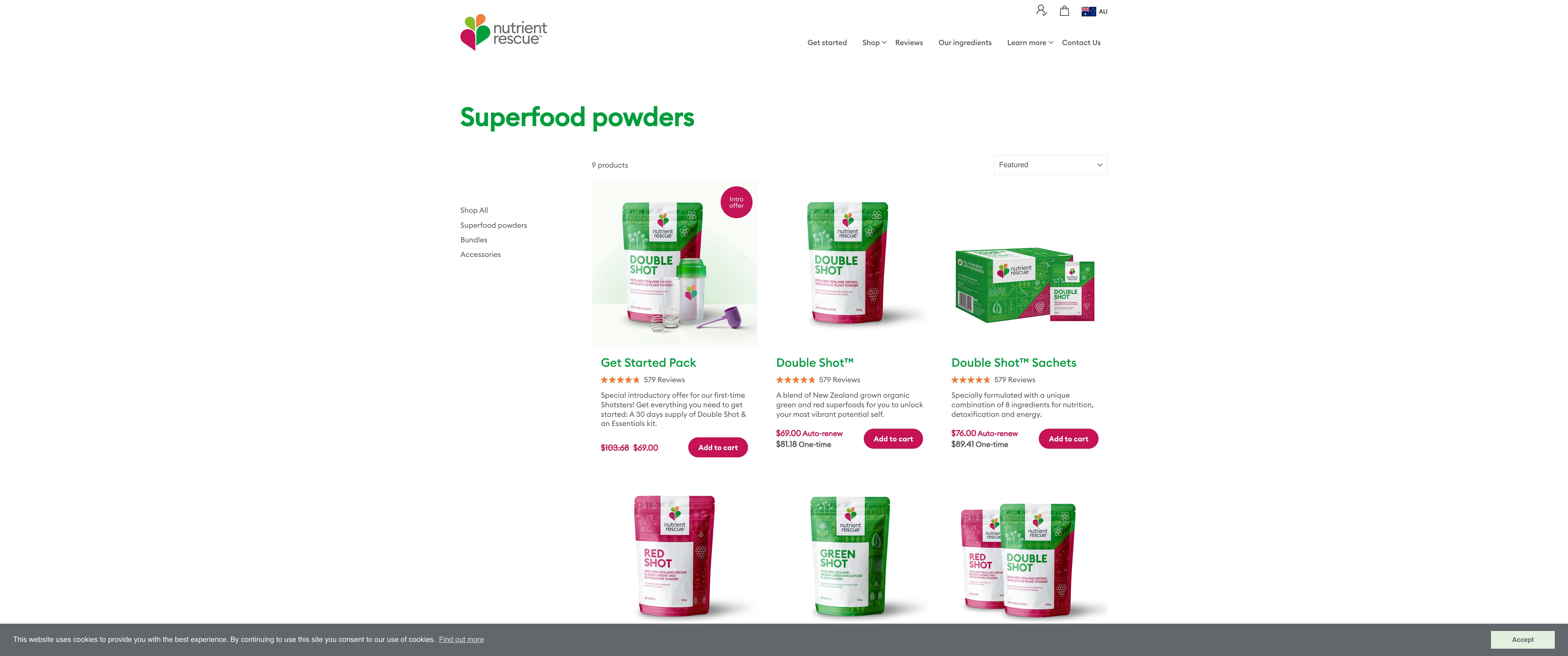 Nutrient Rescue (Health & Wellbeing - Shopify PLUS) screenshot 2