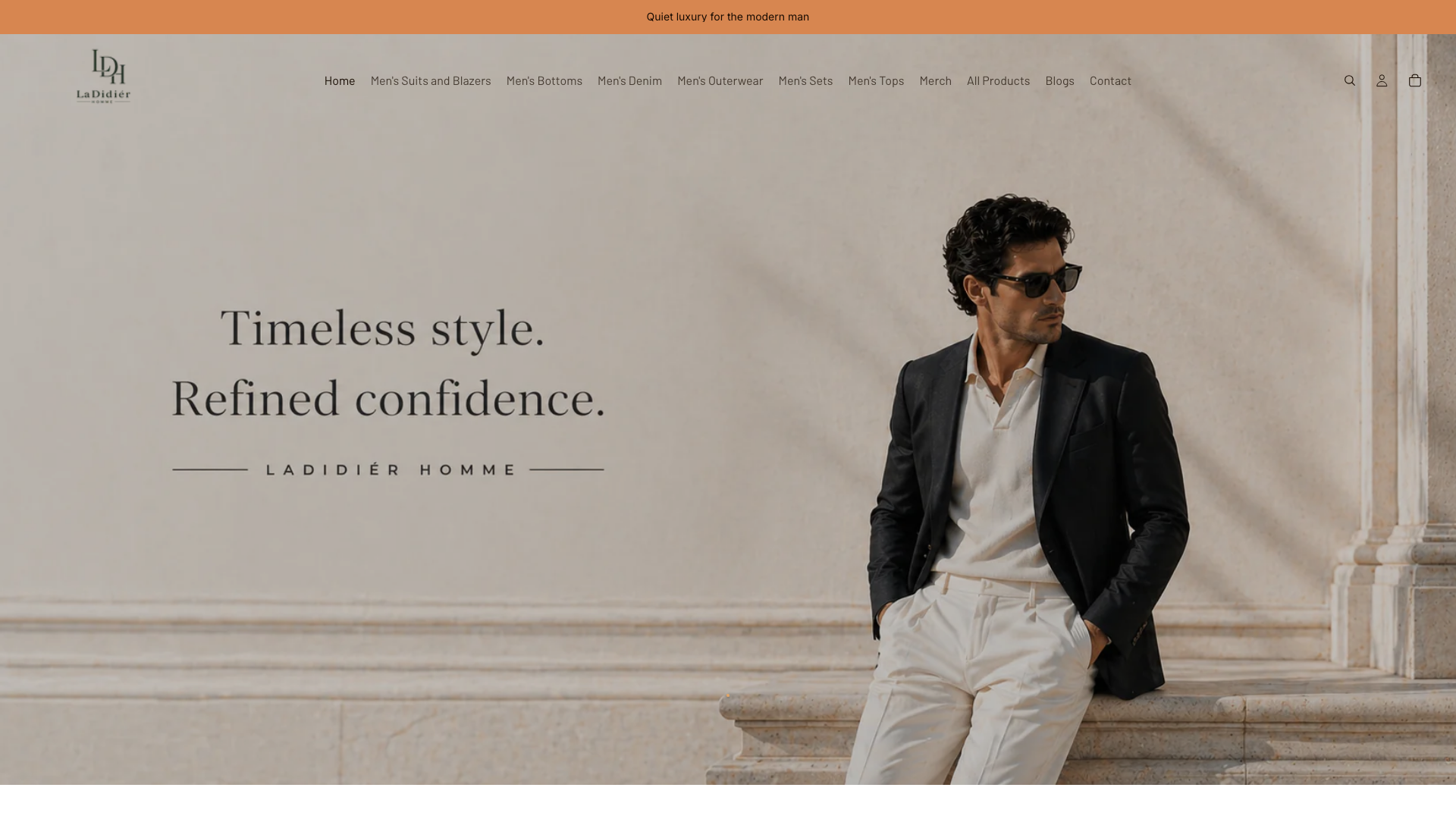 Website created: https://ladidierhomme.com/