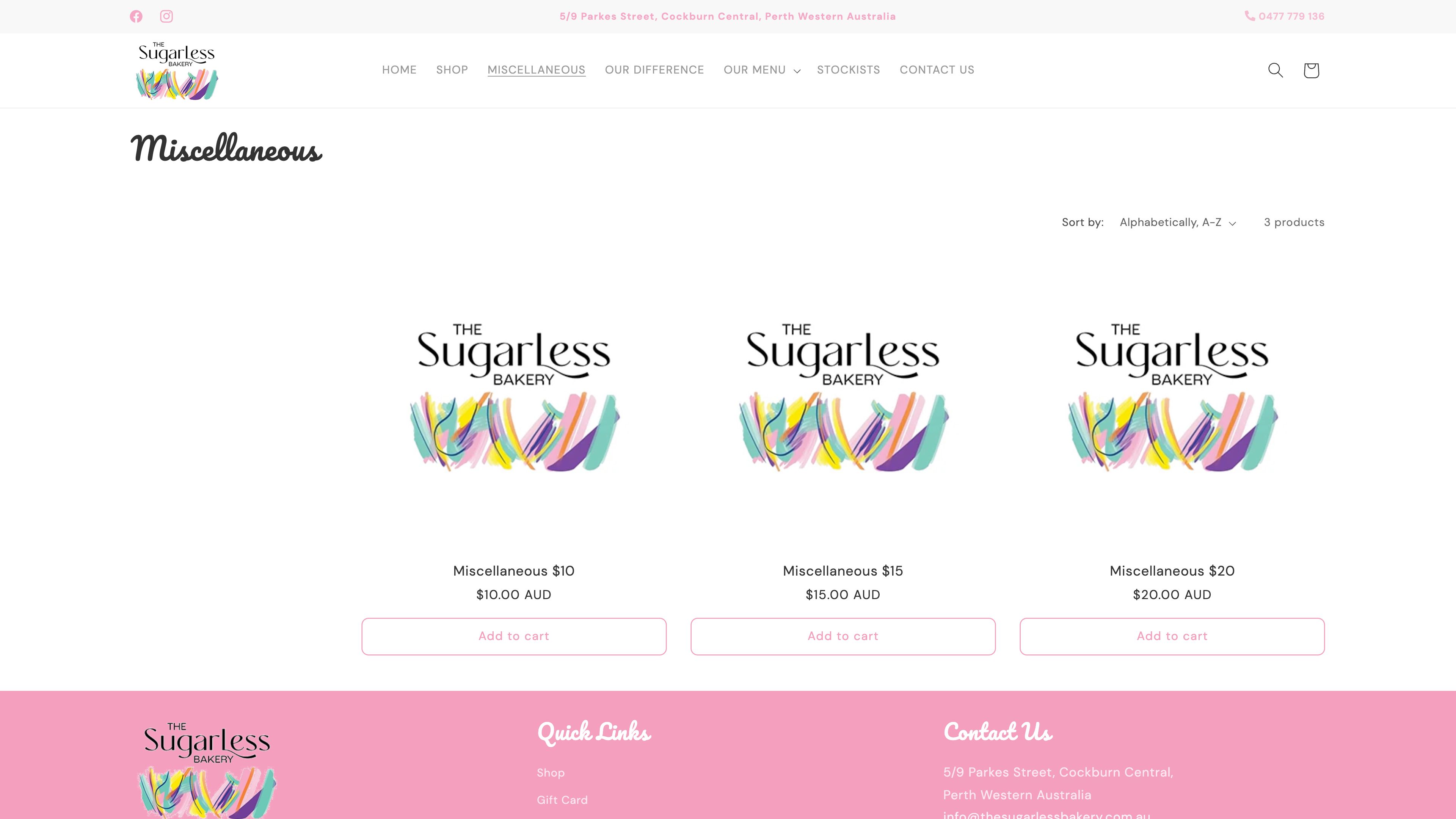 thesugarlessbakery screenshot 3