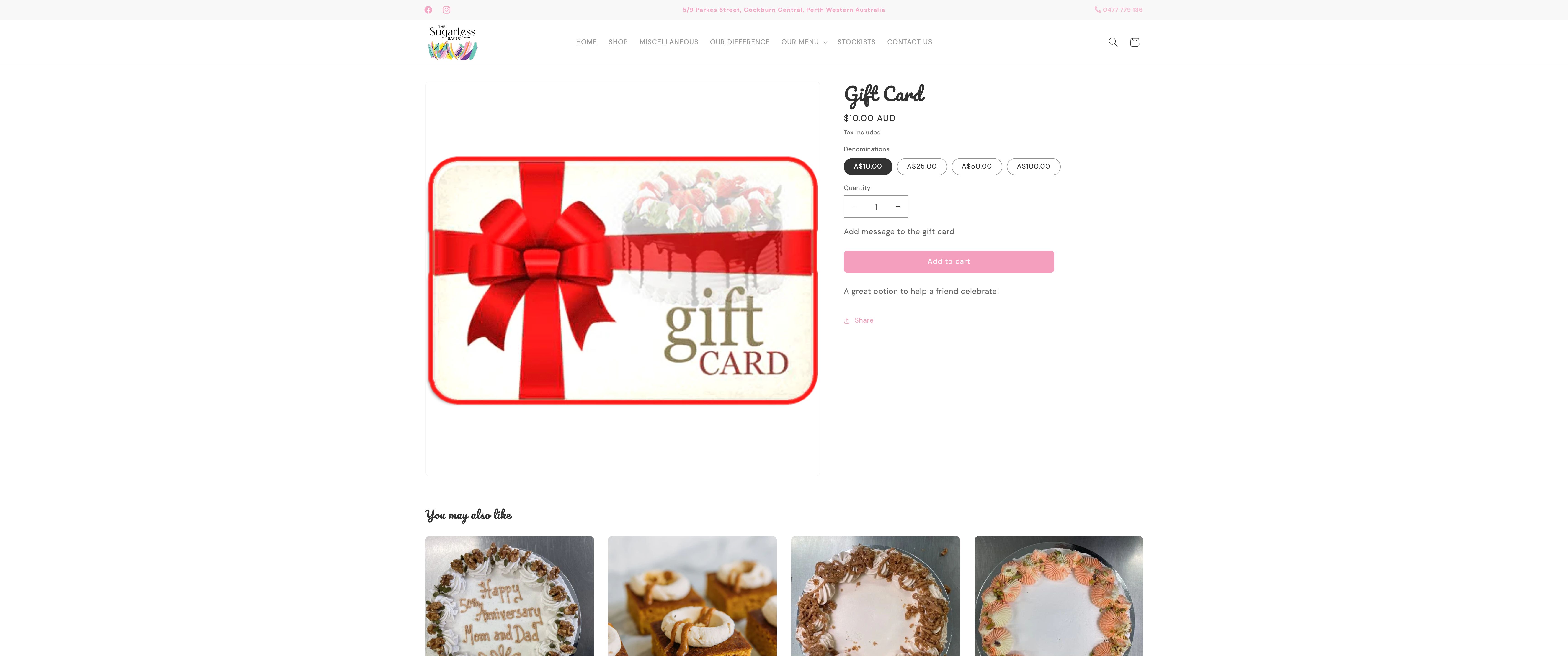 thesugarlessbakery screenshot 2
