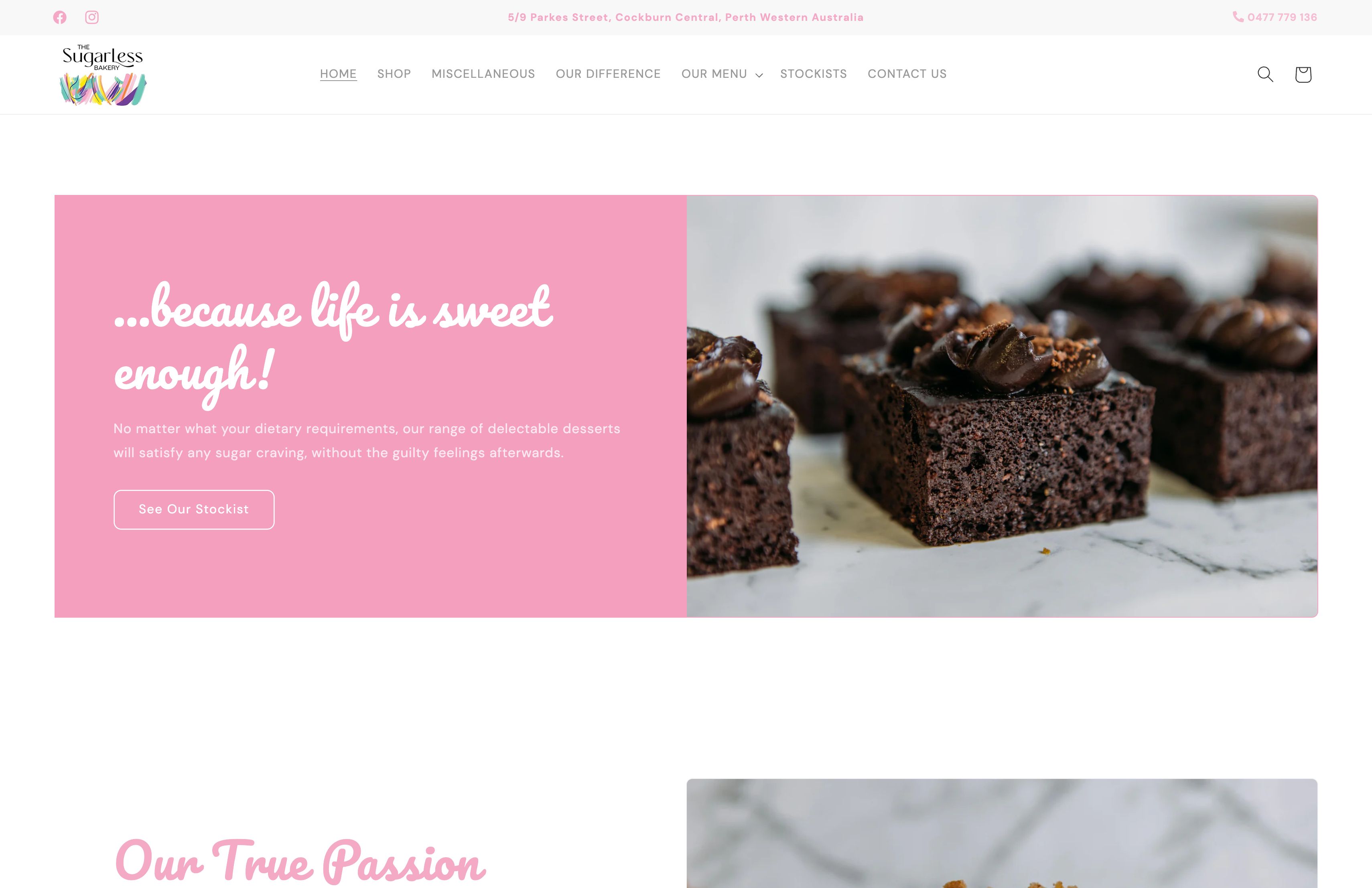 thesugarlessbakery screenshot 5