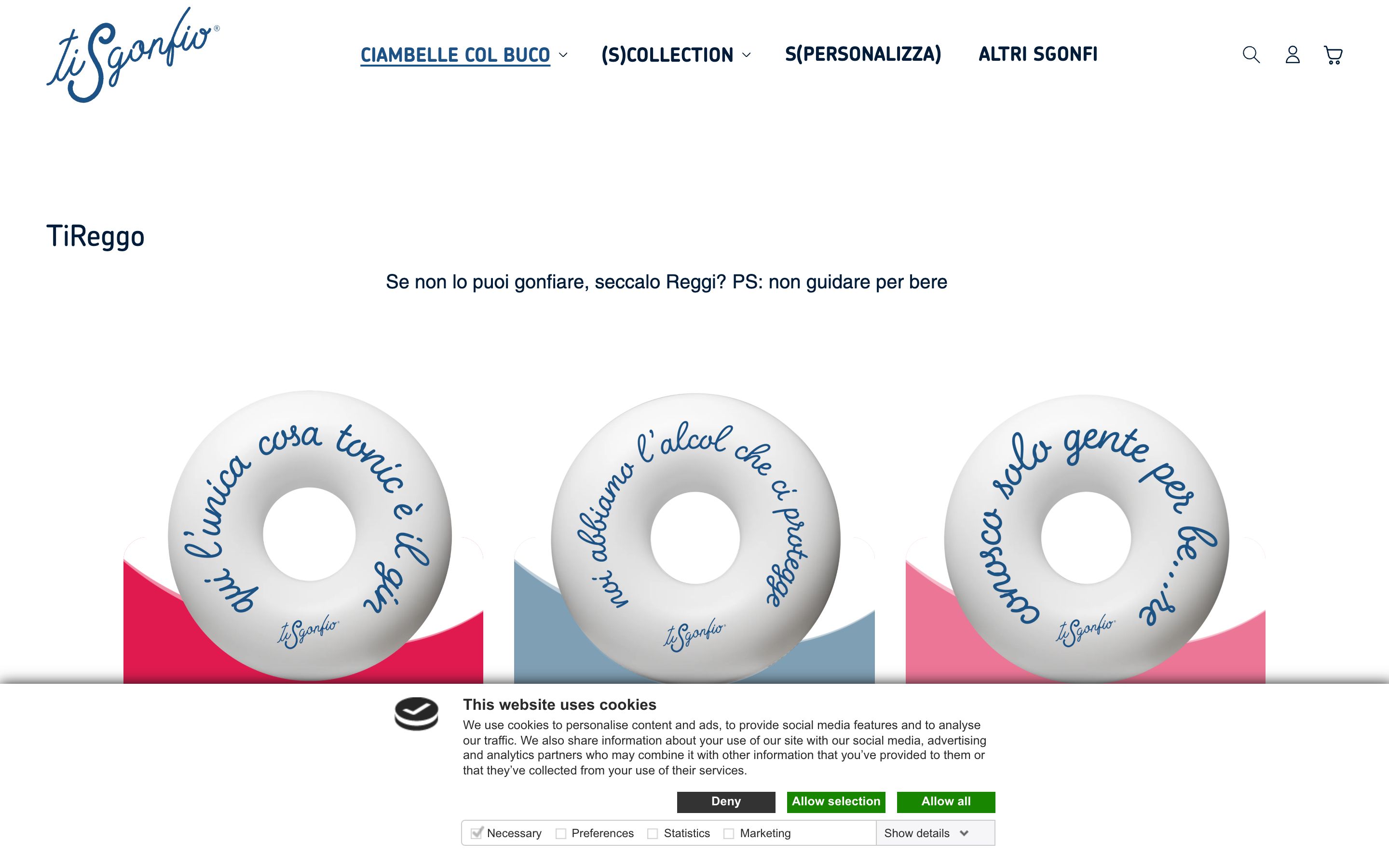 Ti Sgonfio screenshot