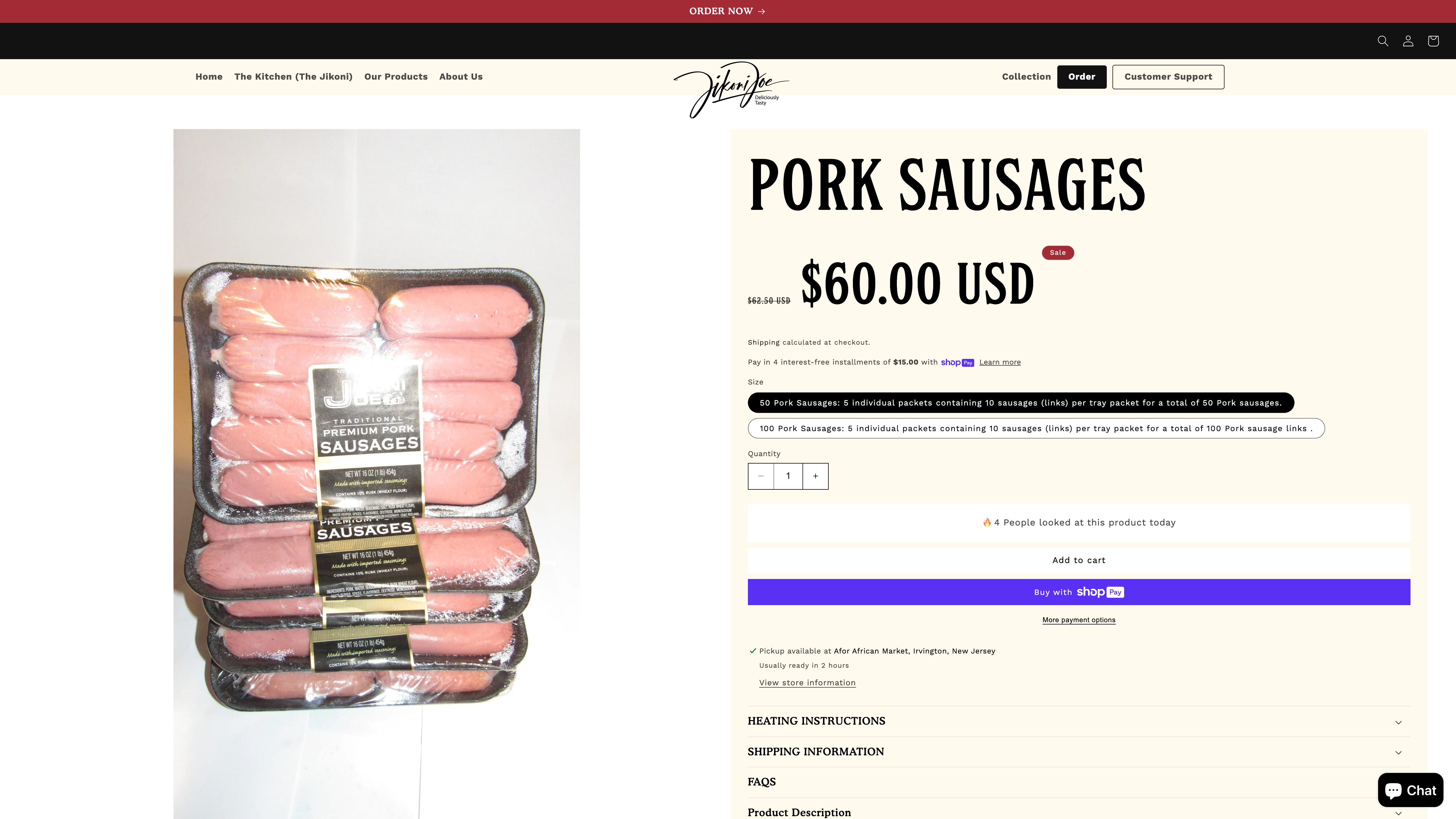 Store Development: jikonijoe(African Food Shop) screenshot 2