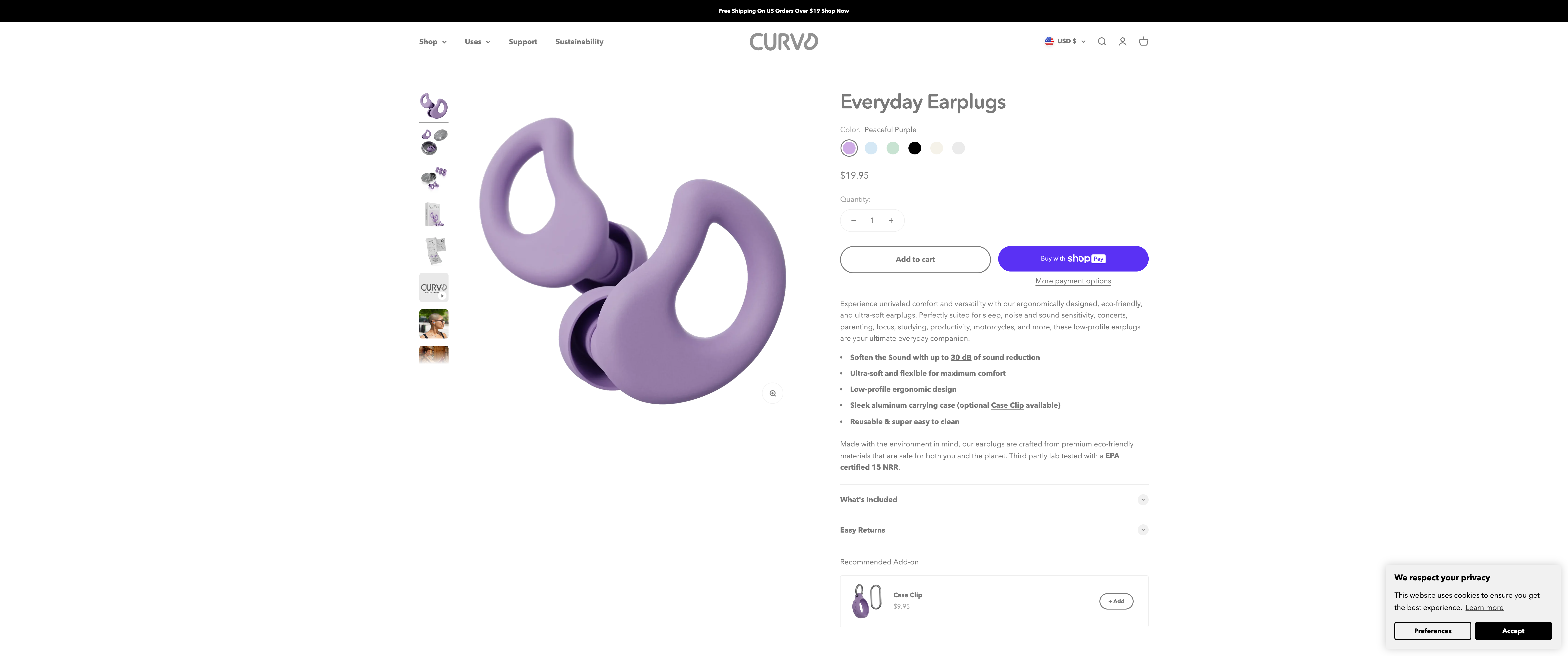 Curvd Earplugs screenshot 3