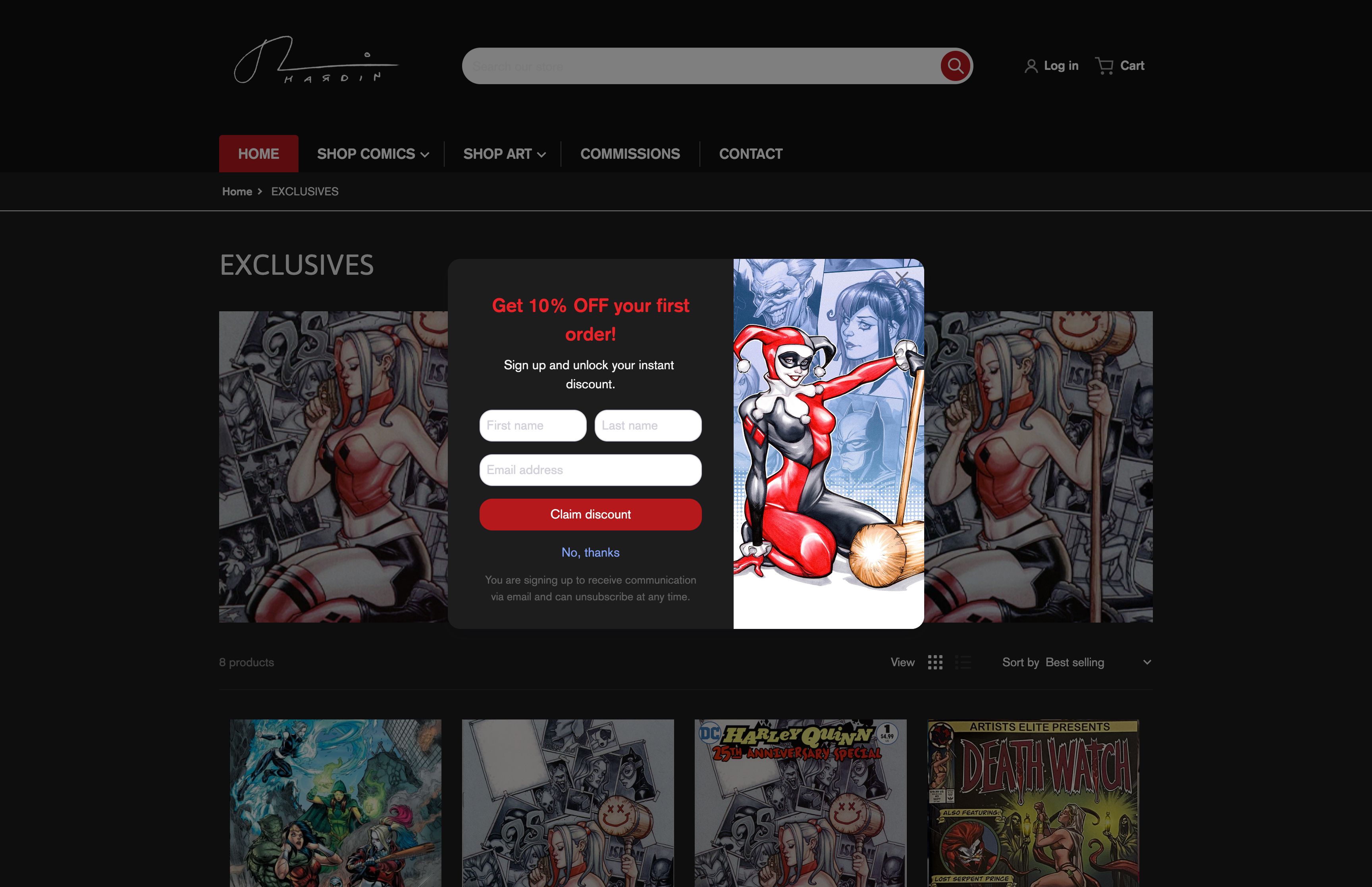 Chad Hardin Art screenshot 4