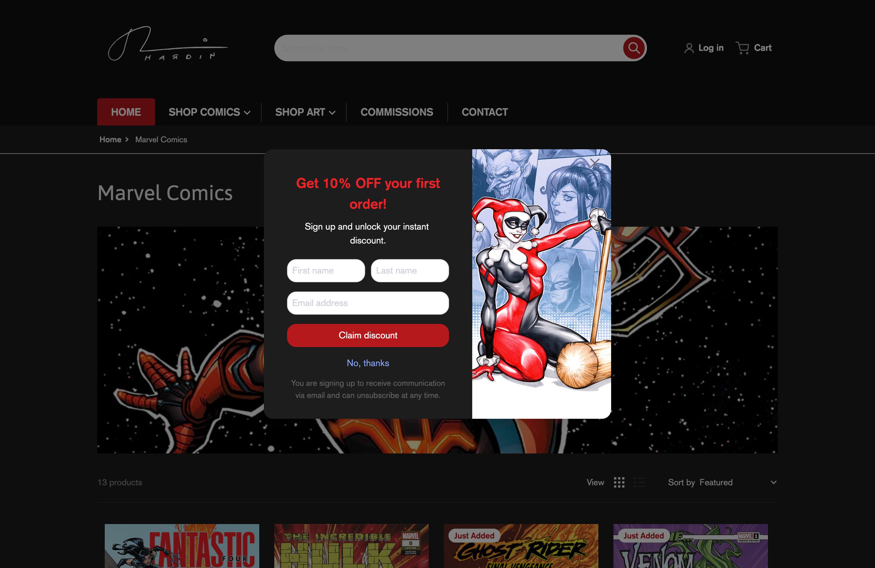 Chad Hardin Art screenshot 5