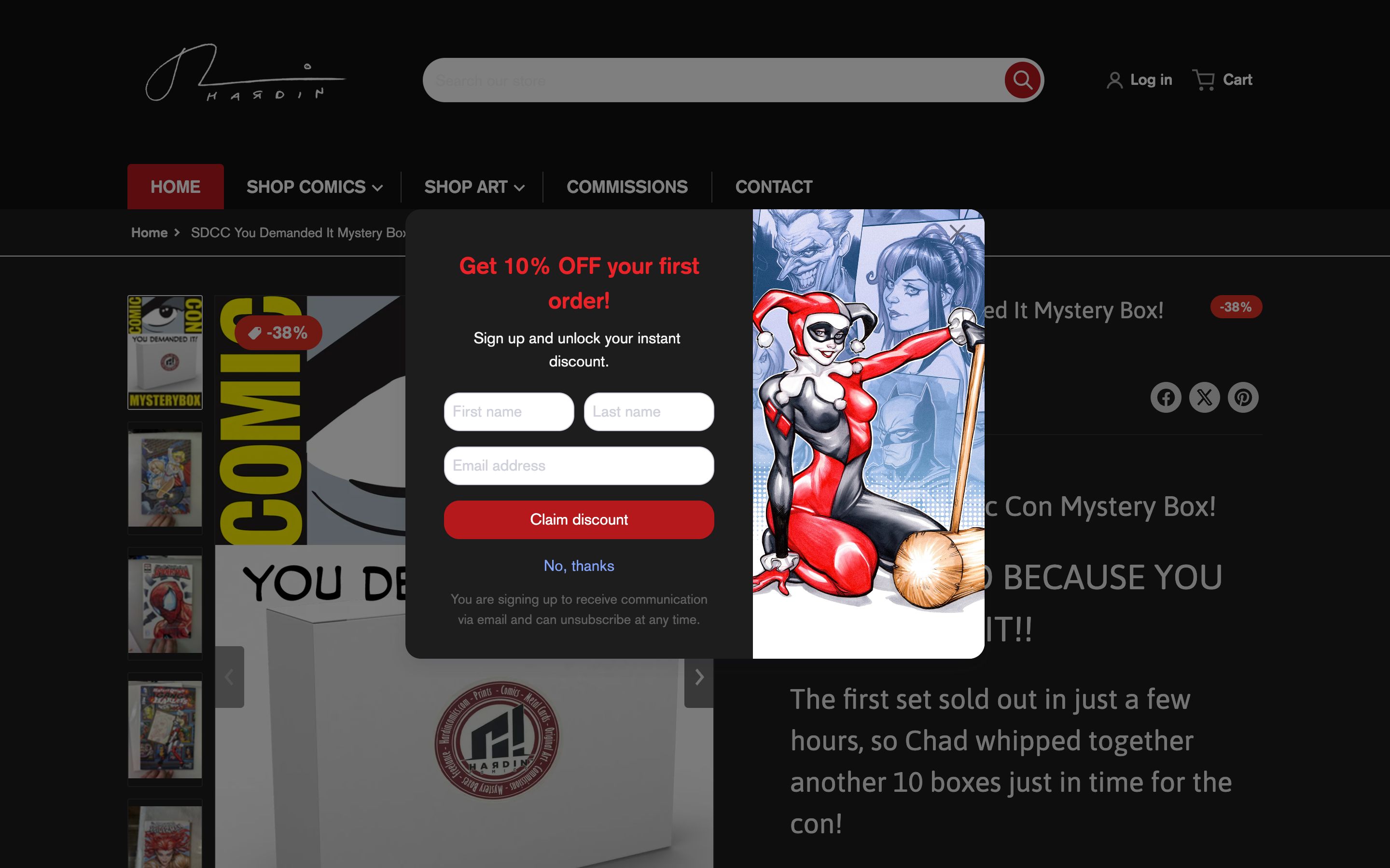 Chad Hardin Art screenshot 3