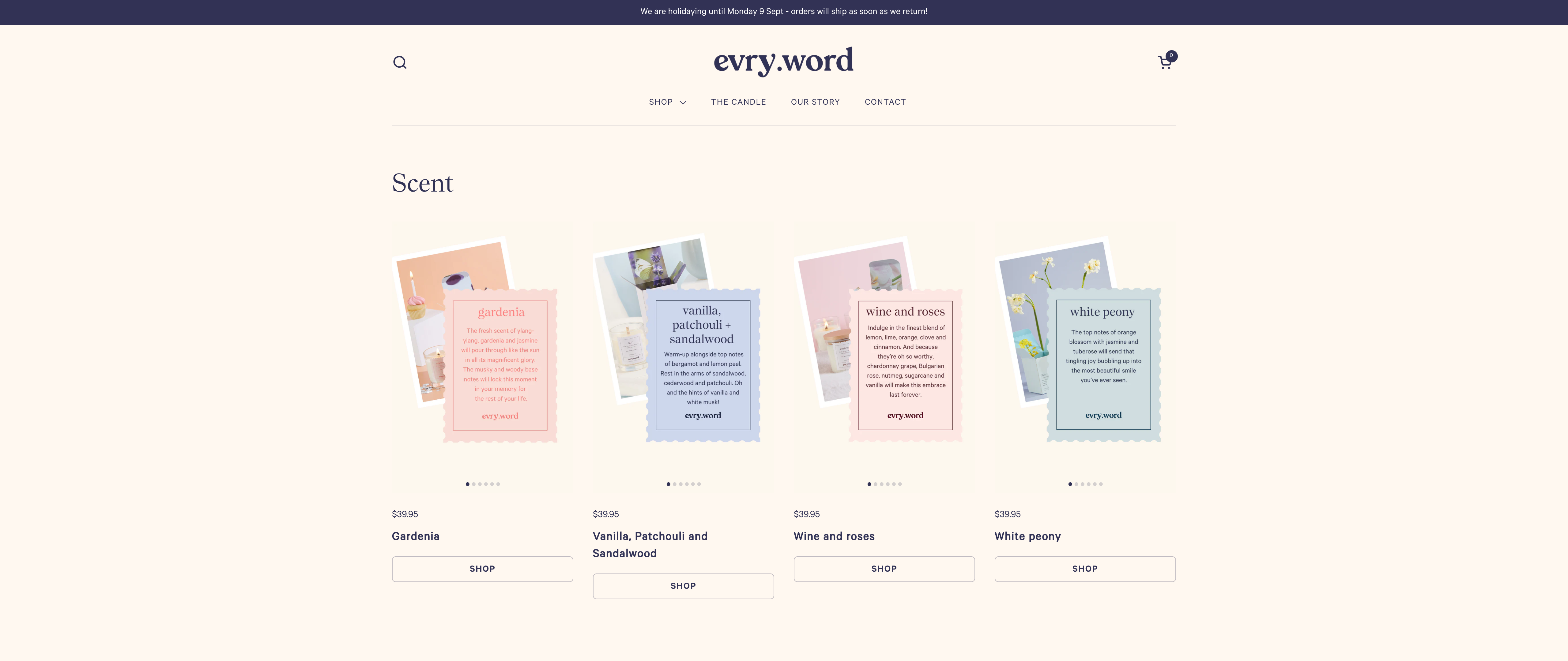 evry.word | Scented Candles screenshot 2