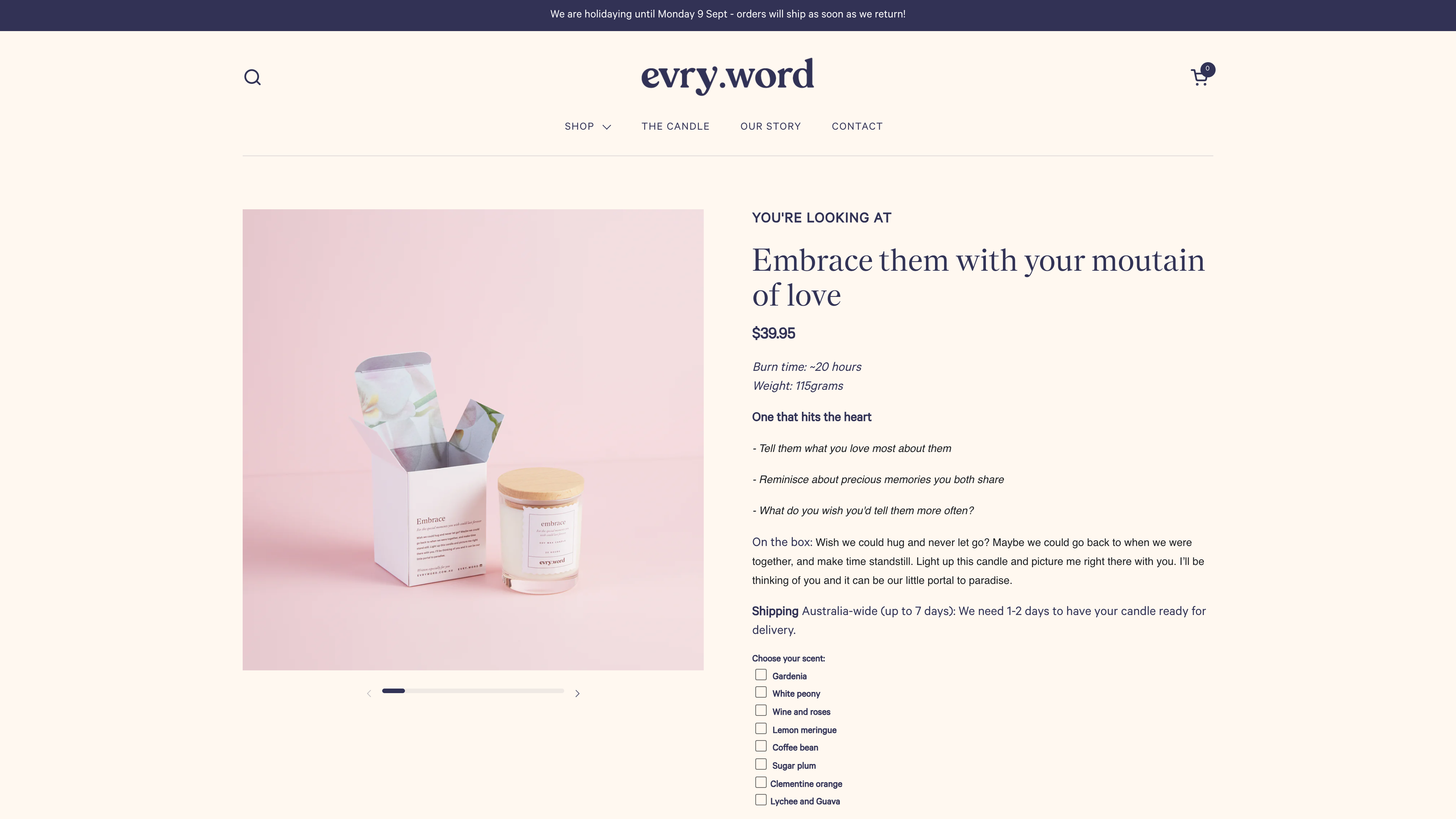 evry.word | Scented Candles screenshot 6