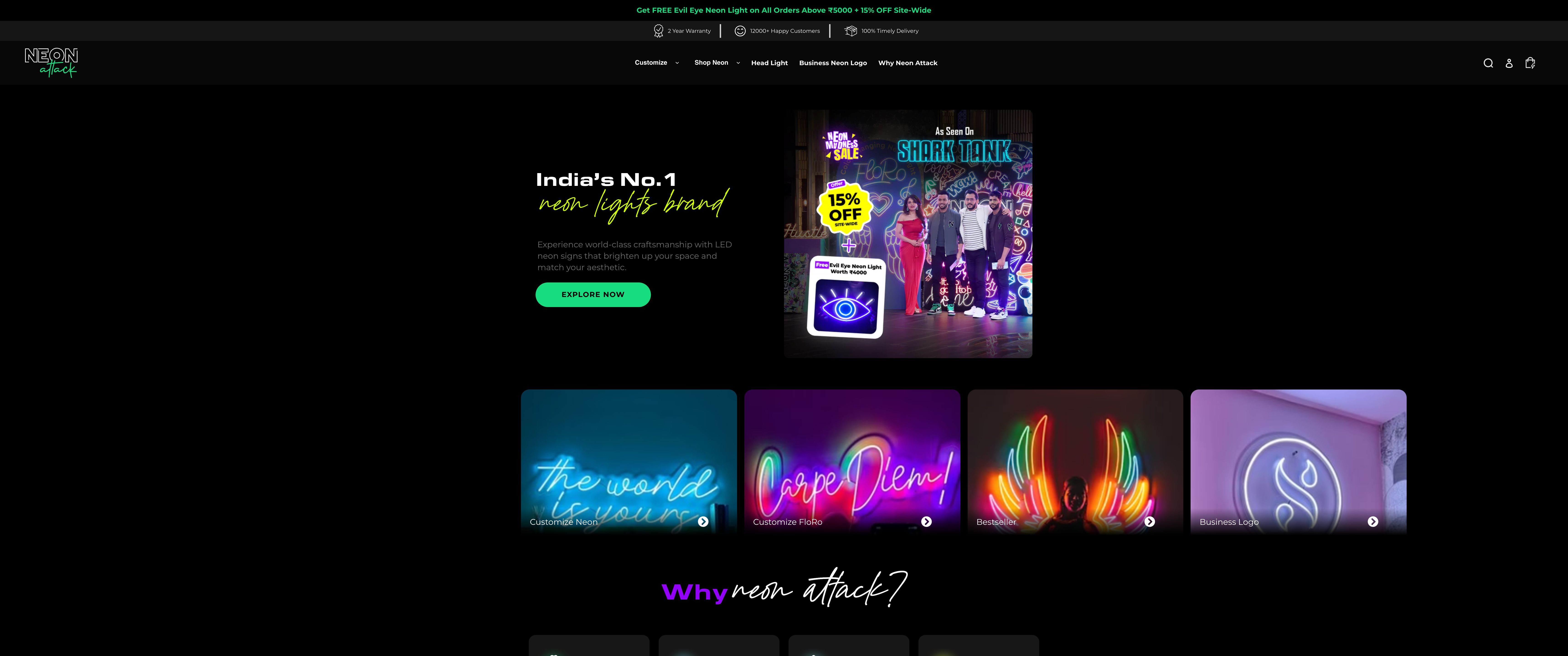 Neon Attack Enhances E-Commerce with Custom Shopify Solutions
