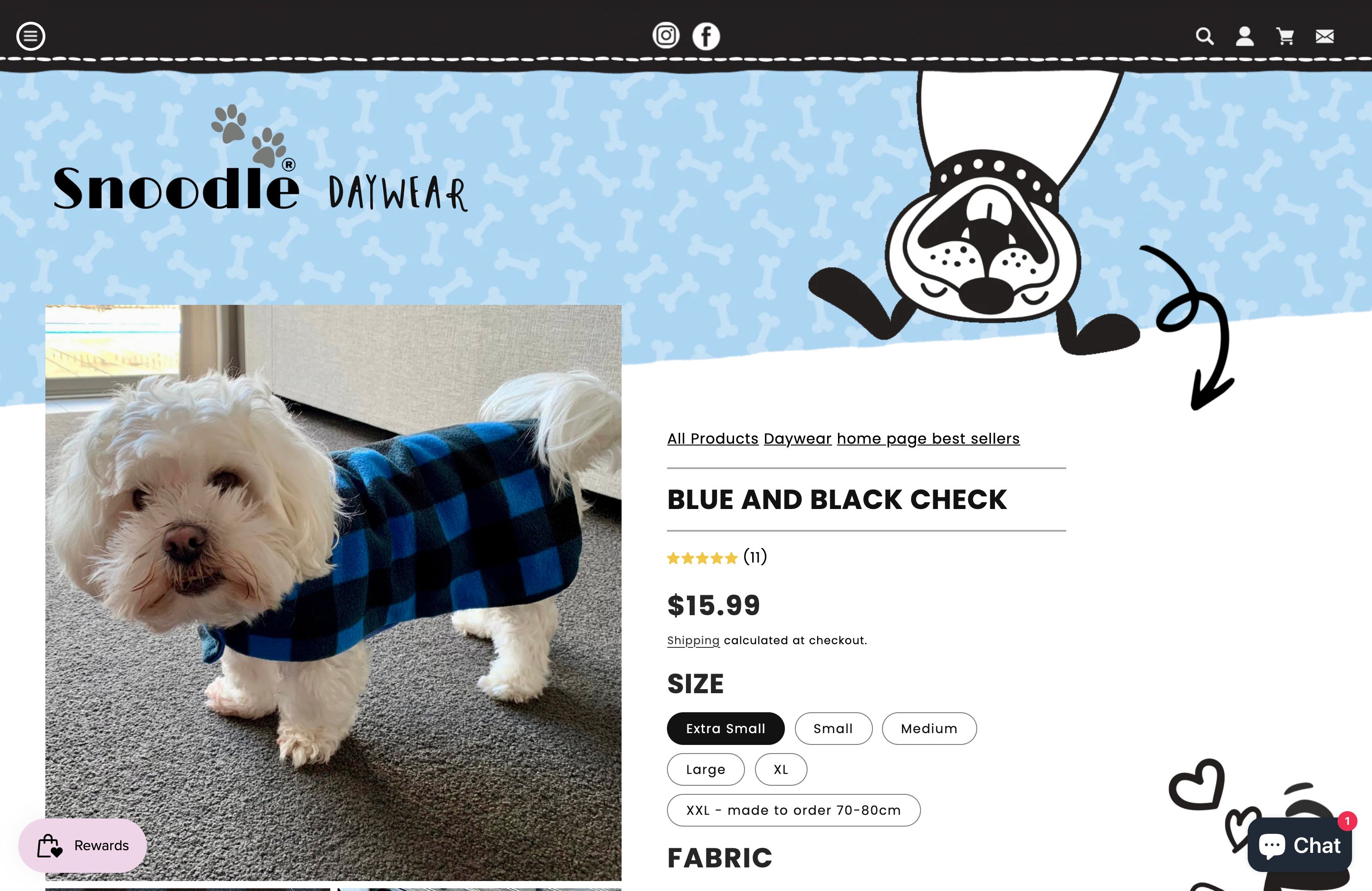 Snoodle Dog Coats screenshot 3
