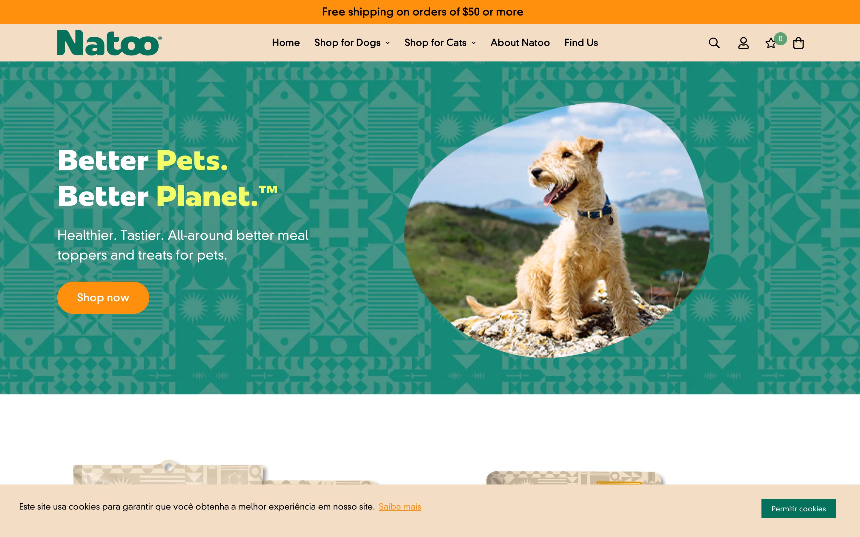 Natoo e PremieRpet® - Tema exclusivo com integração internacional screenshot 6