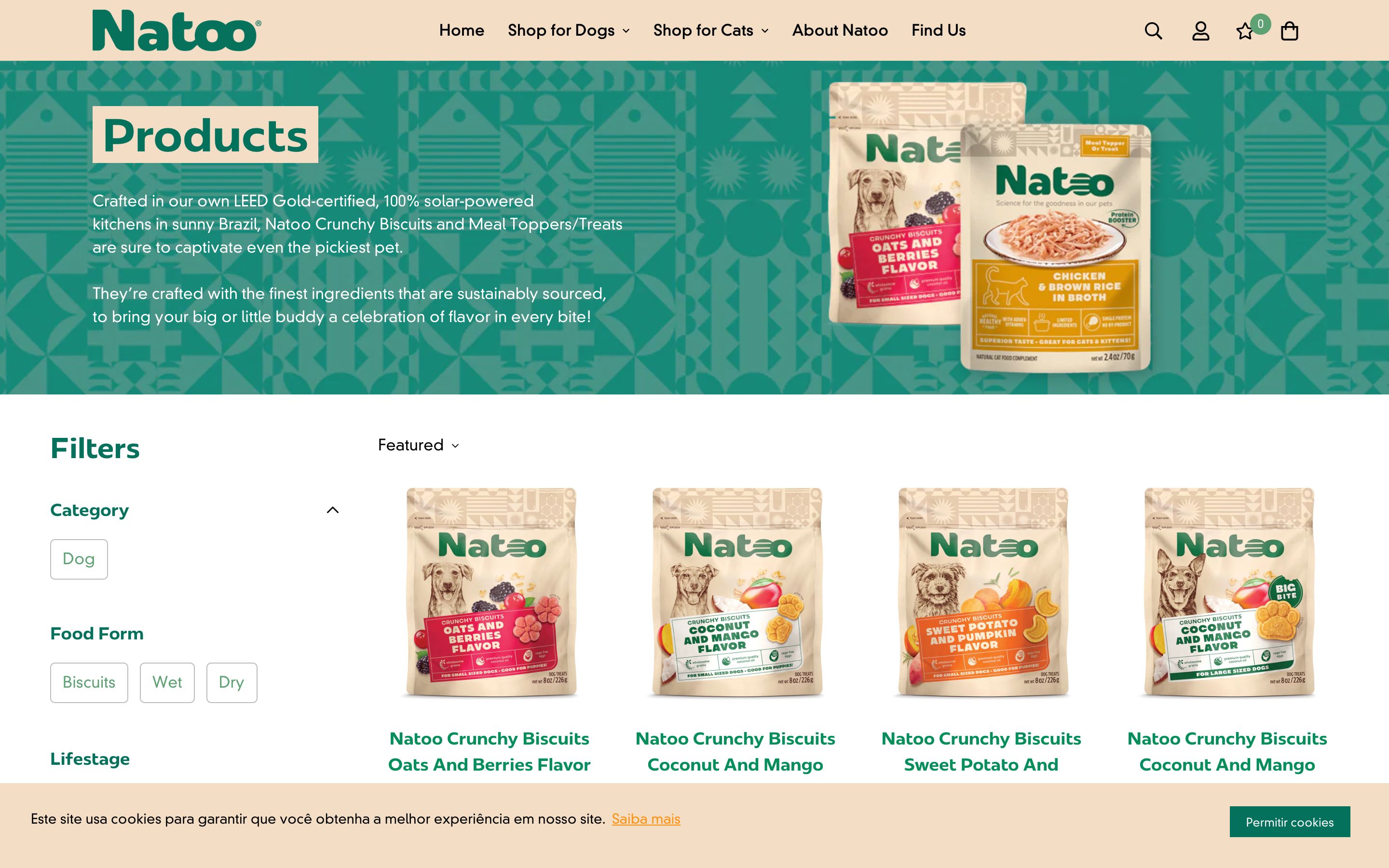 Natoo e PremieRpet® - Tema exclusivo com integração internacional screenshot 2