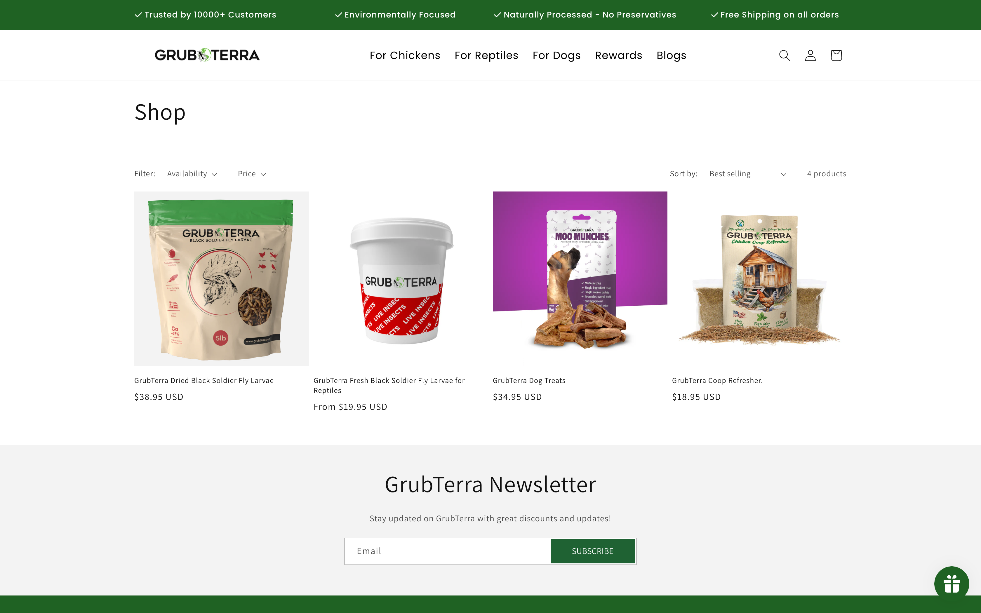 Grubterra | Figma to Shopify conversion screenshot 2