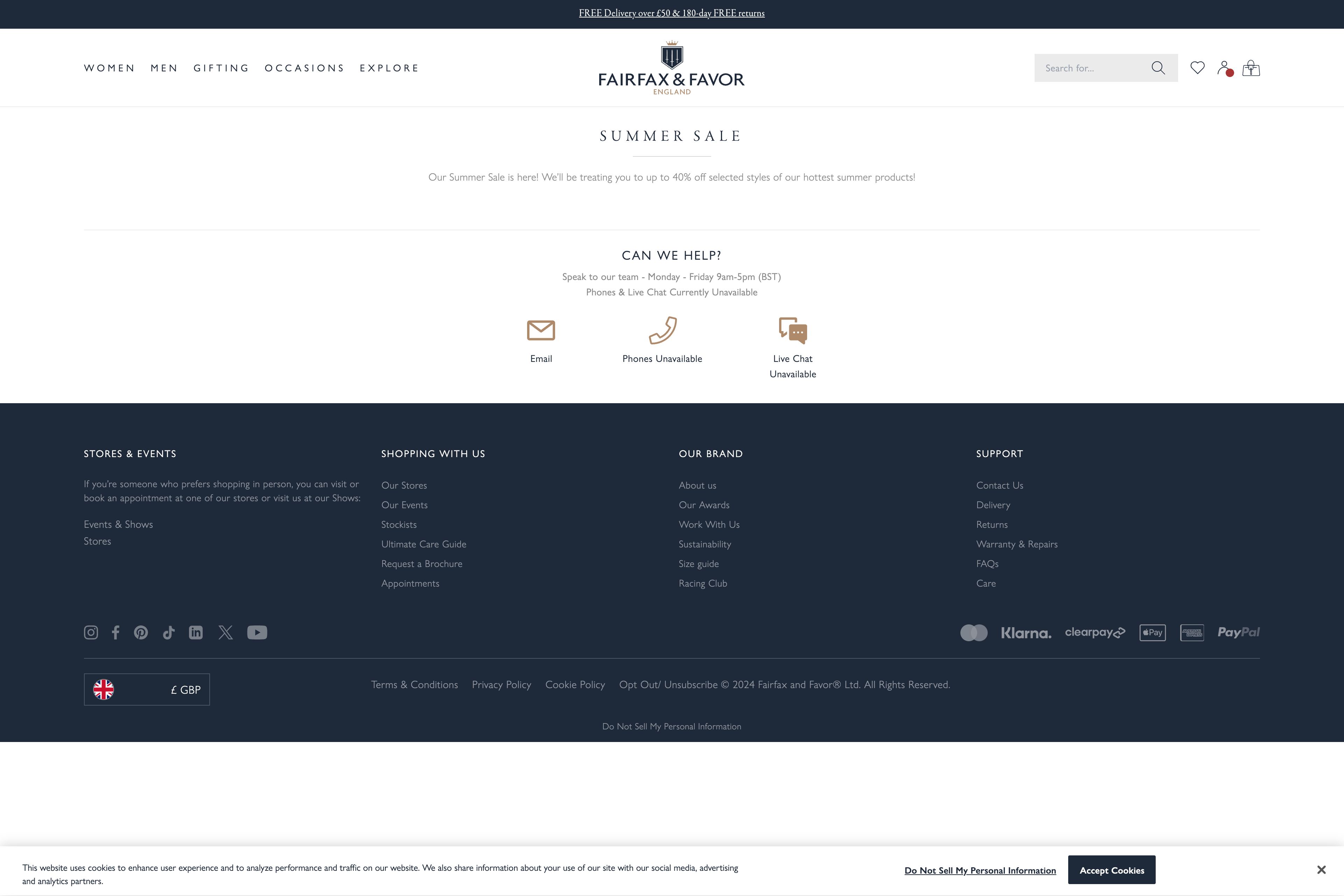 Fairfax & Favor screenshot 4
