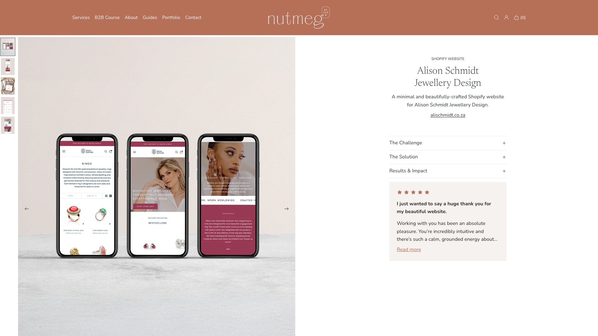 New Store - Elegant Shopify website for Alison Schmidt Jewellery