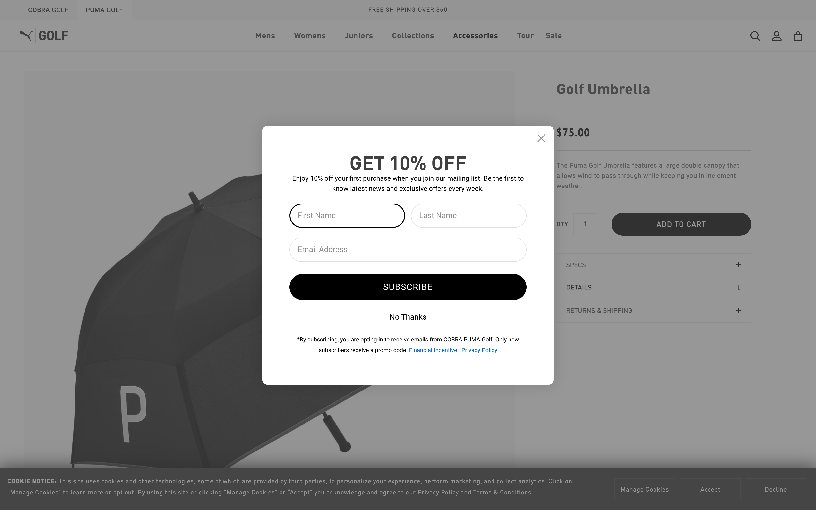 Puma Golf screenshot 5