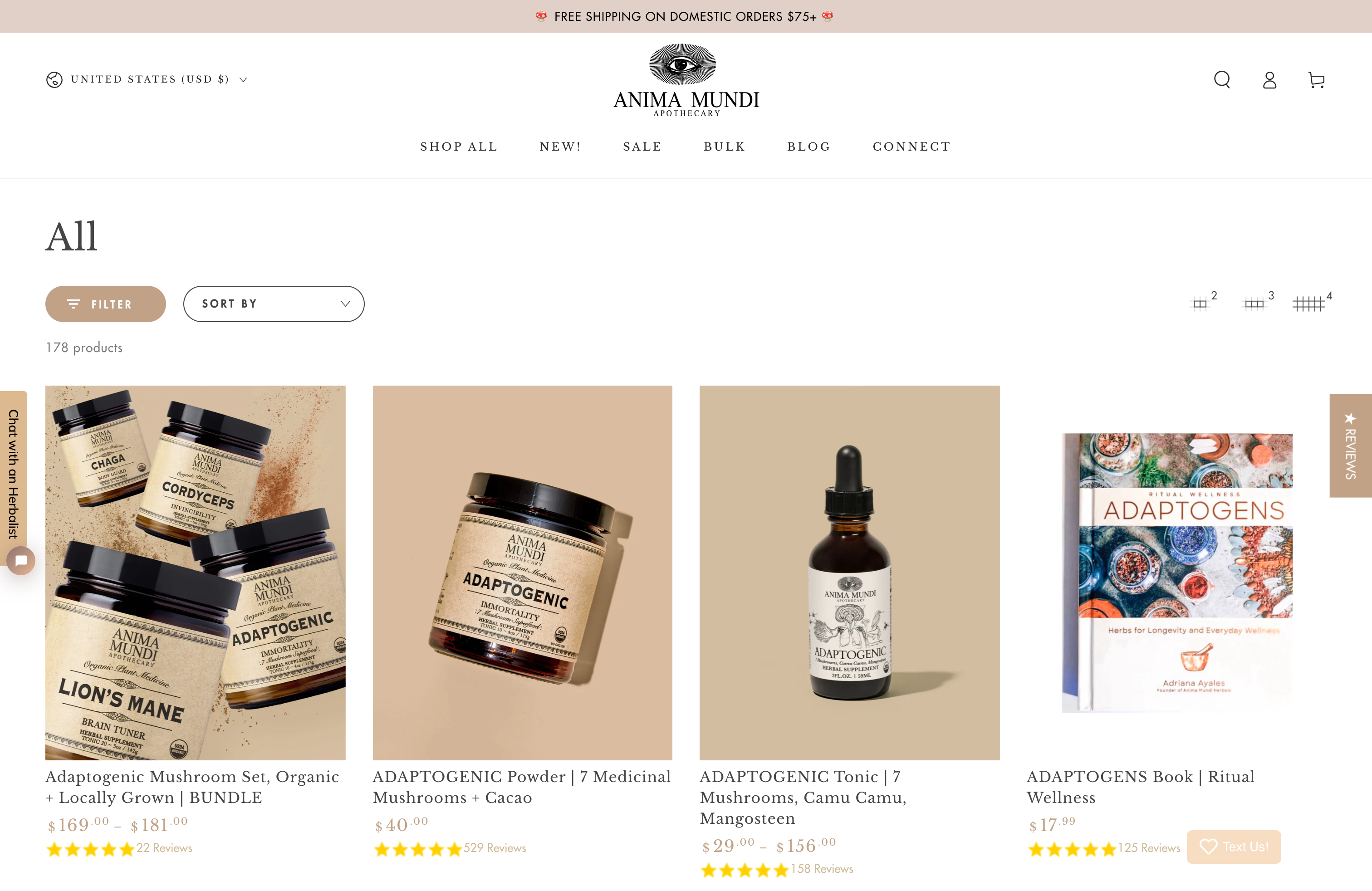 Optimizing eCommerce Success for Anima Mundi Apothecary