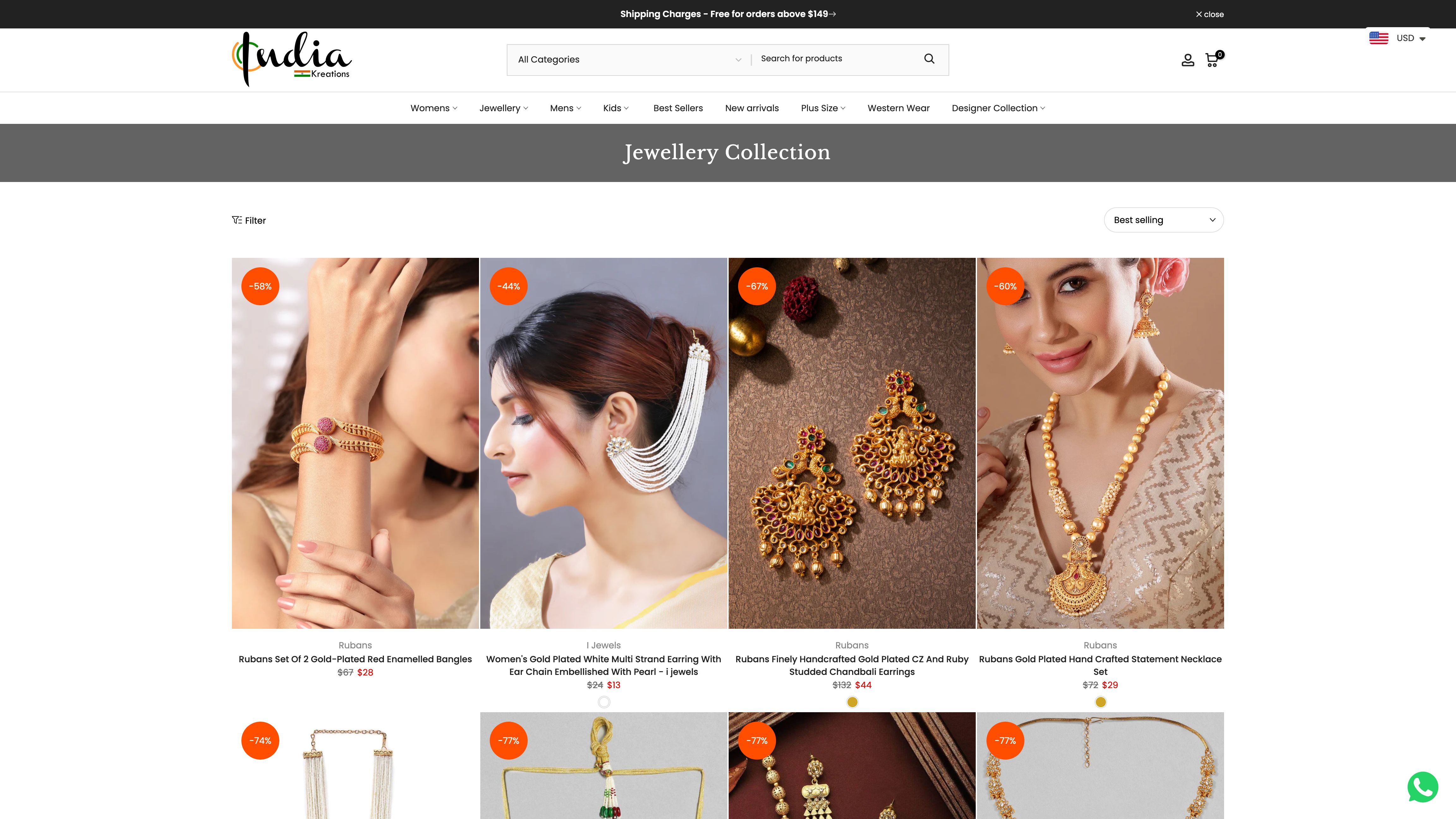 Celebrating Indian Ethnic Attire with Indiakreations