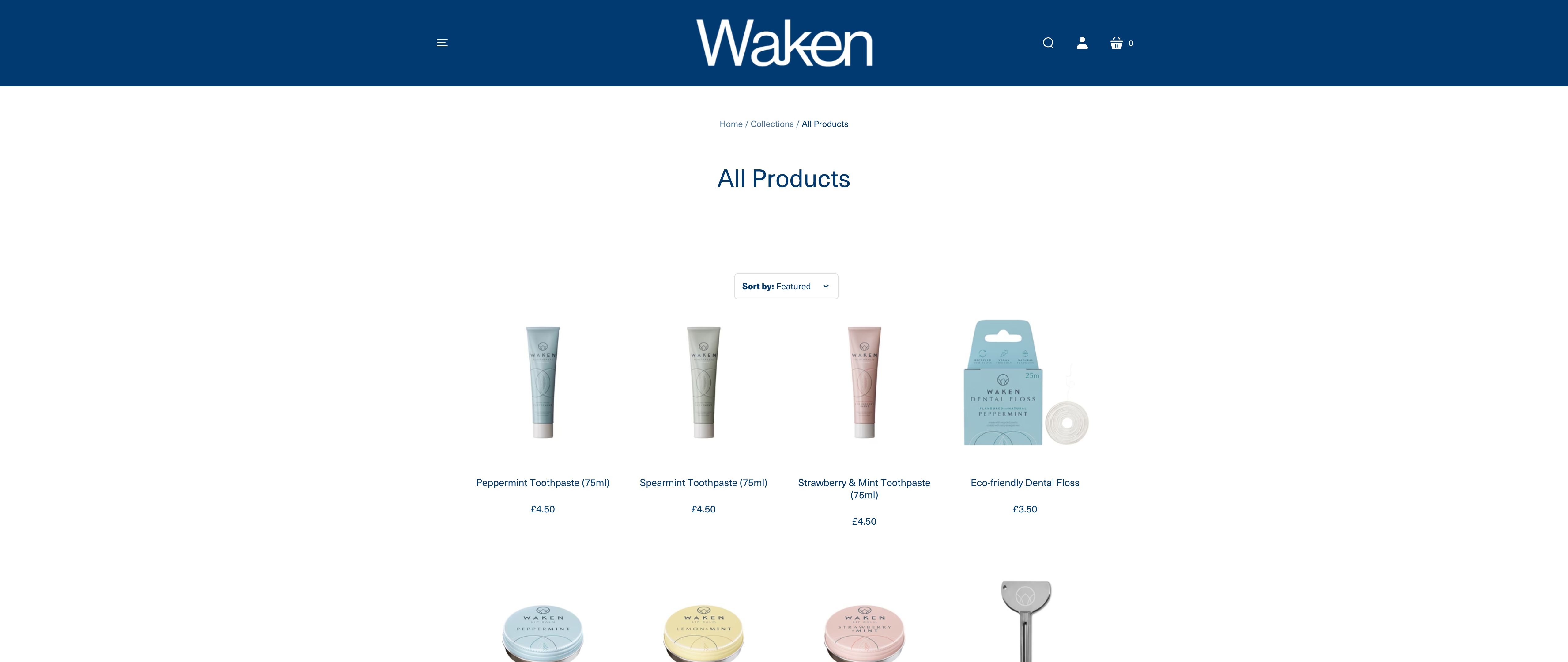 Waken care - Health Care Shopify Store screenshot 2