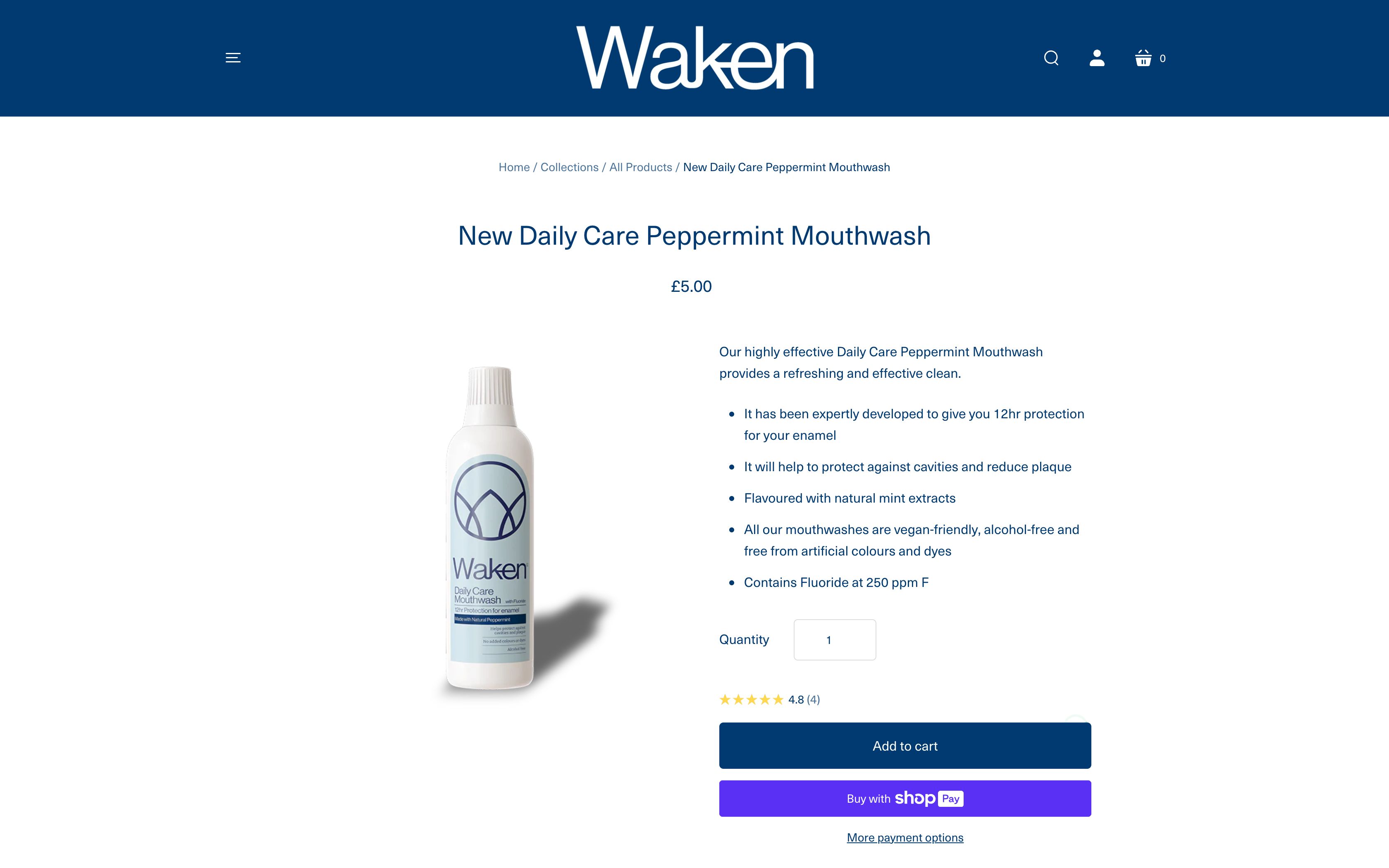 Waken care - Health Care Shopify Store screenshot 4