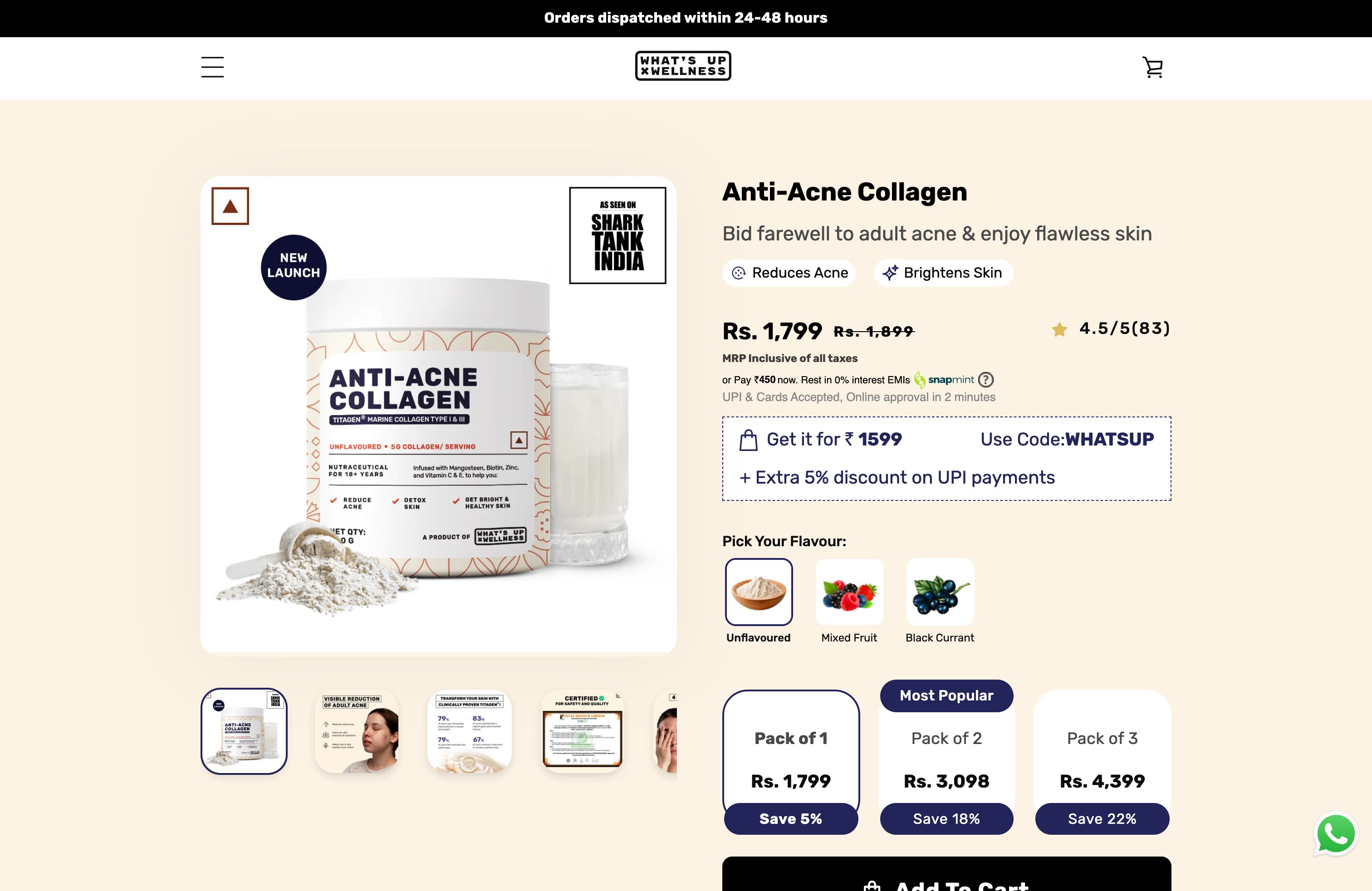 Whatsup Wellness | Heath Gummies Online screenshot 4