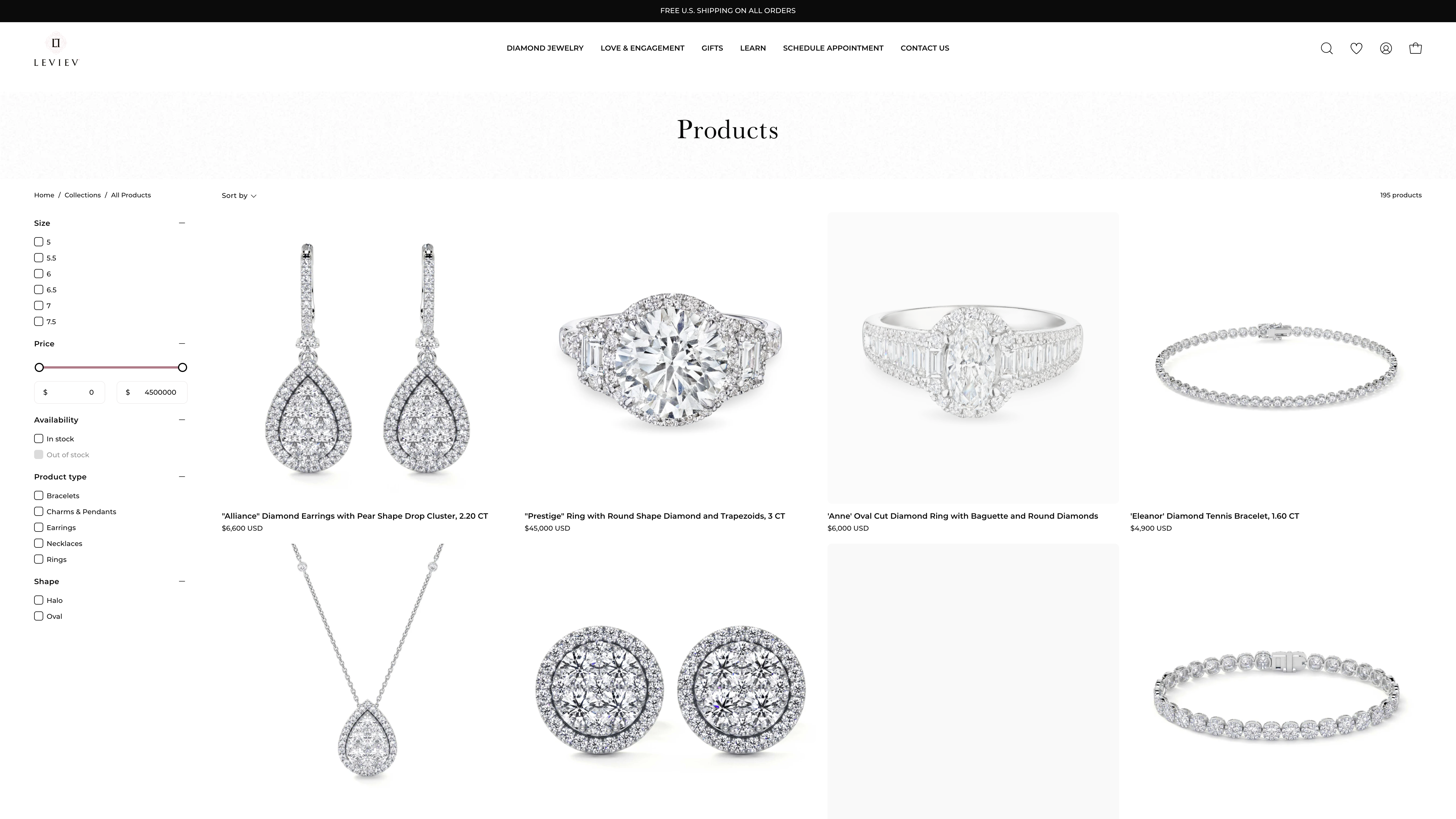 Leviev Diamonds™ screenshot