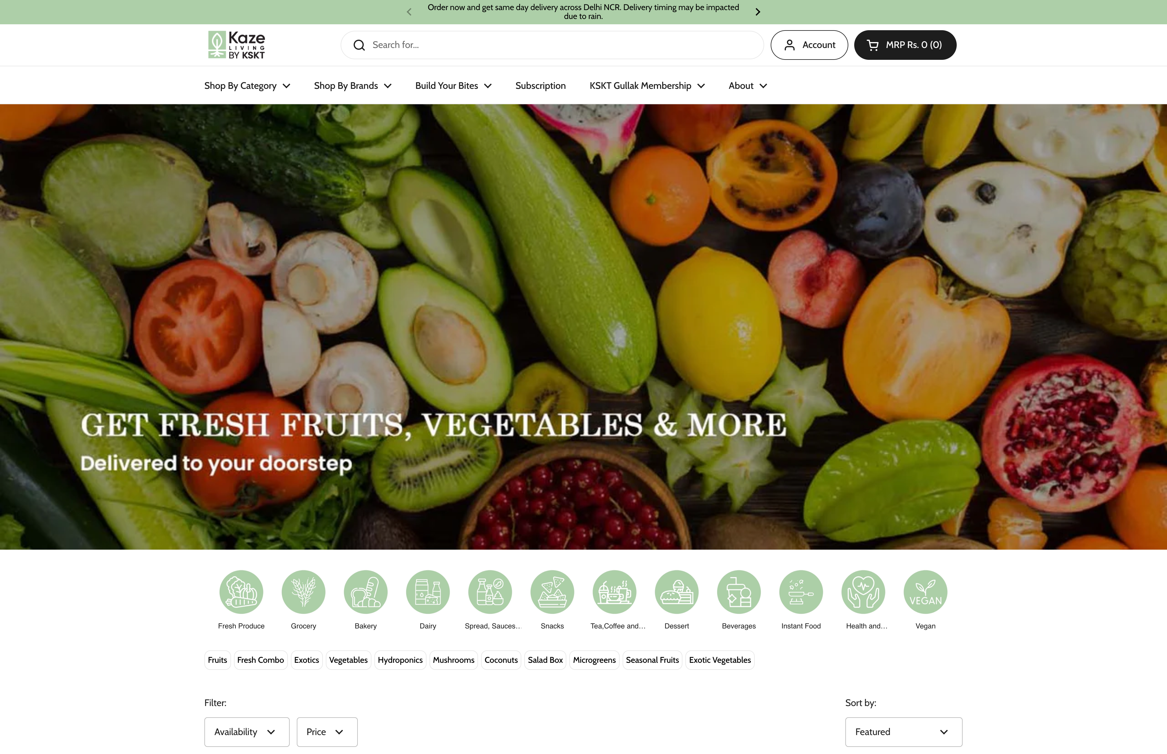 Kaze Living Food and Beverages  screenshot 3