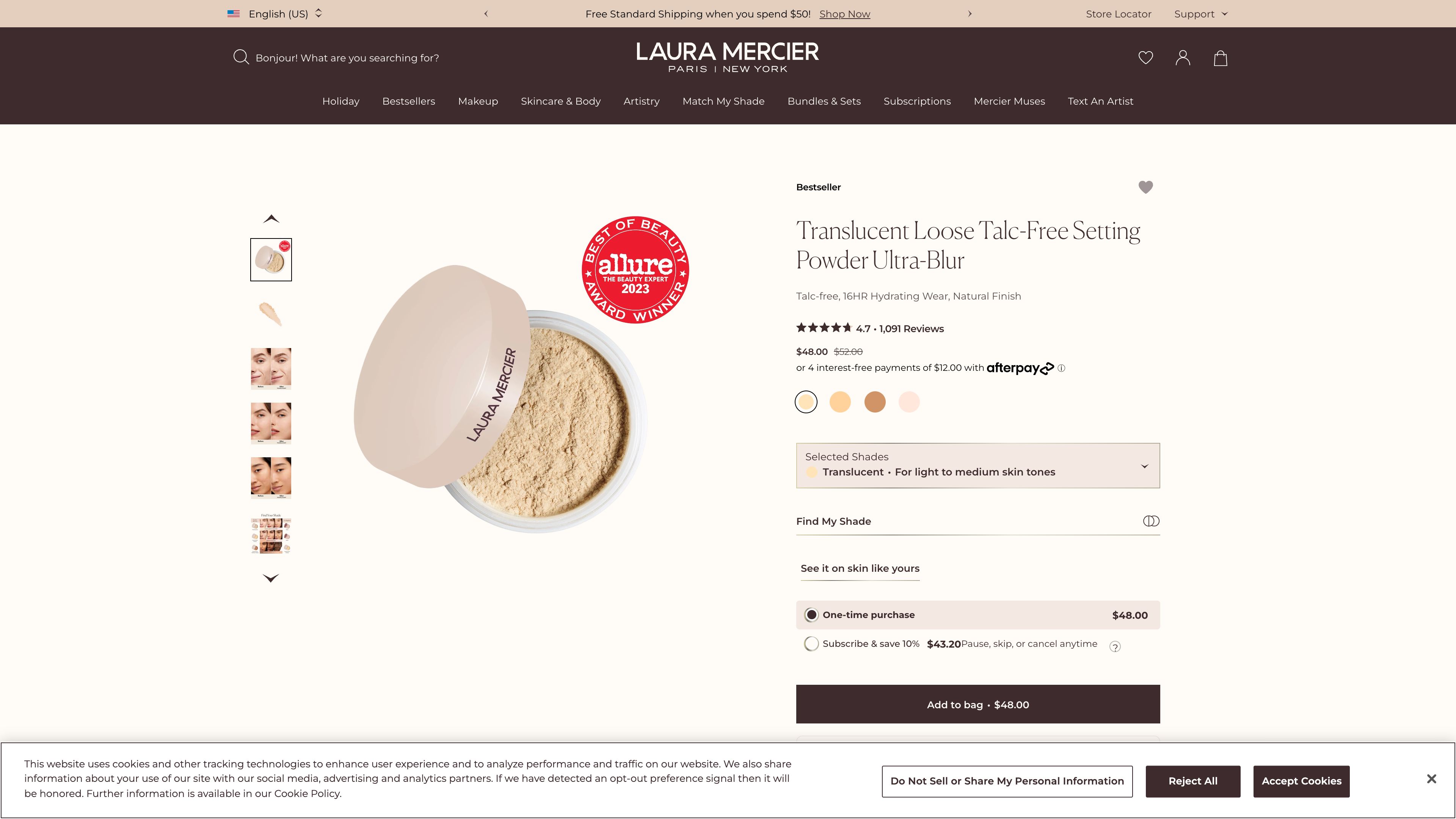 Laura Mercier screenshot 5