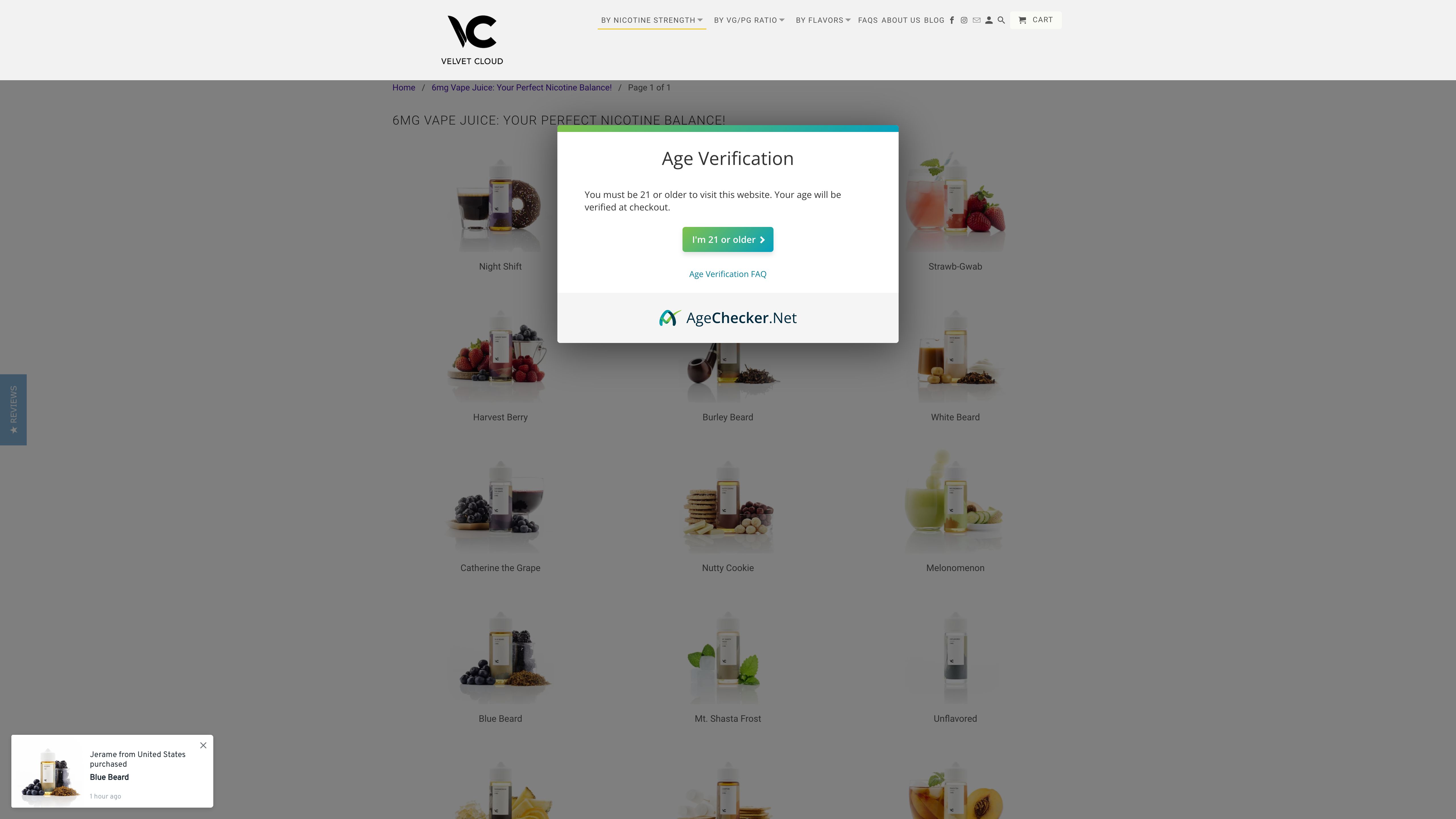 Velvet Cloud - Custom Design & Search Engine Optimization Success screenshot