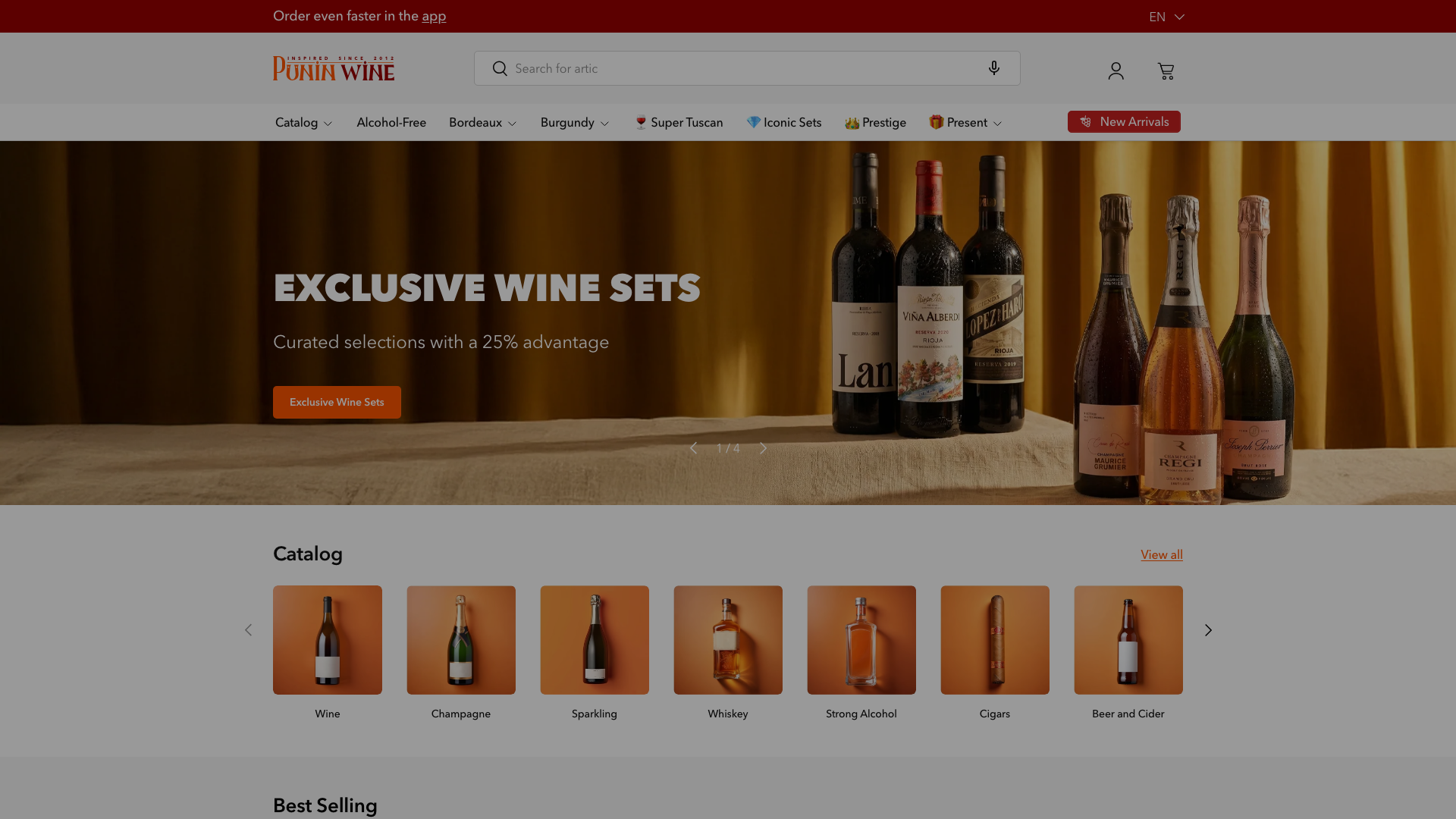 PuninWine - Shopify Plus Store