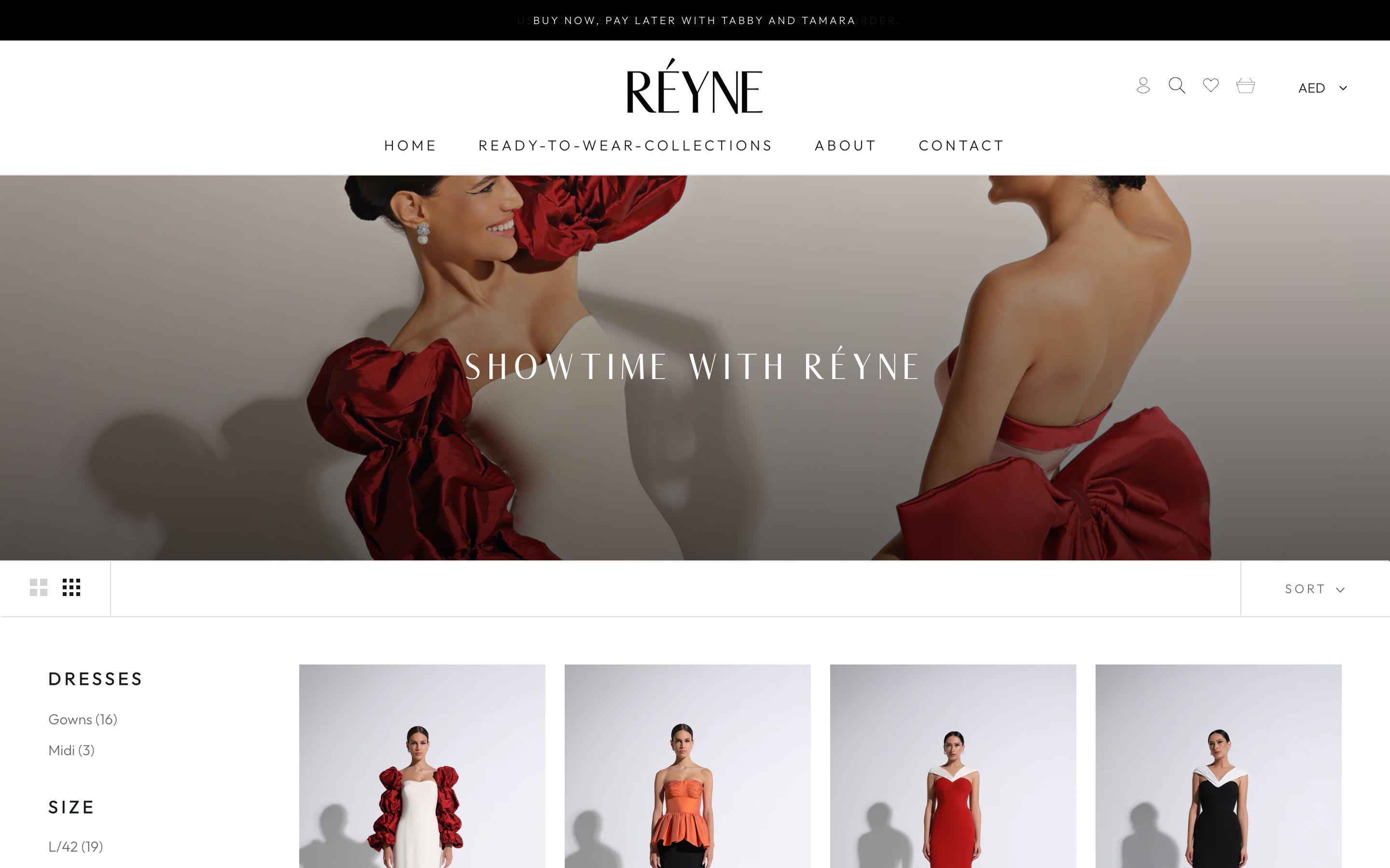 Clothing and Fashion Shopify Store screenshot