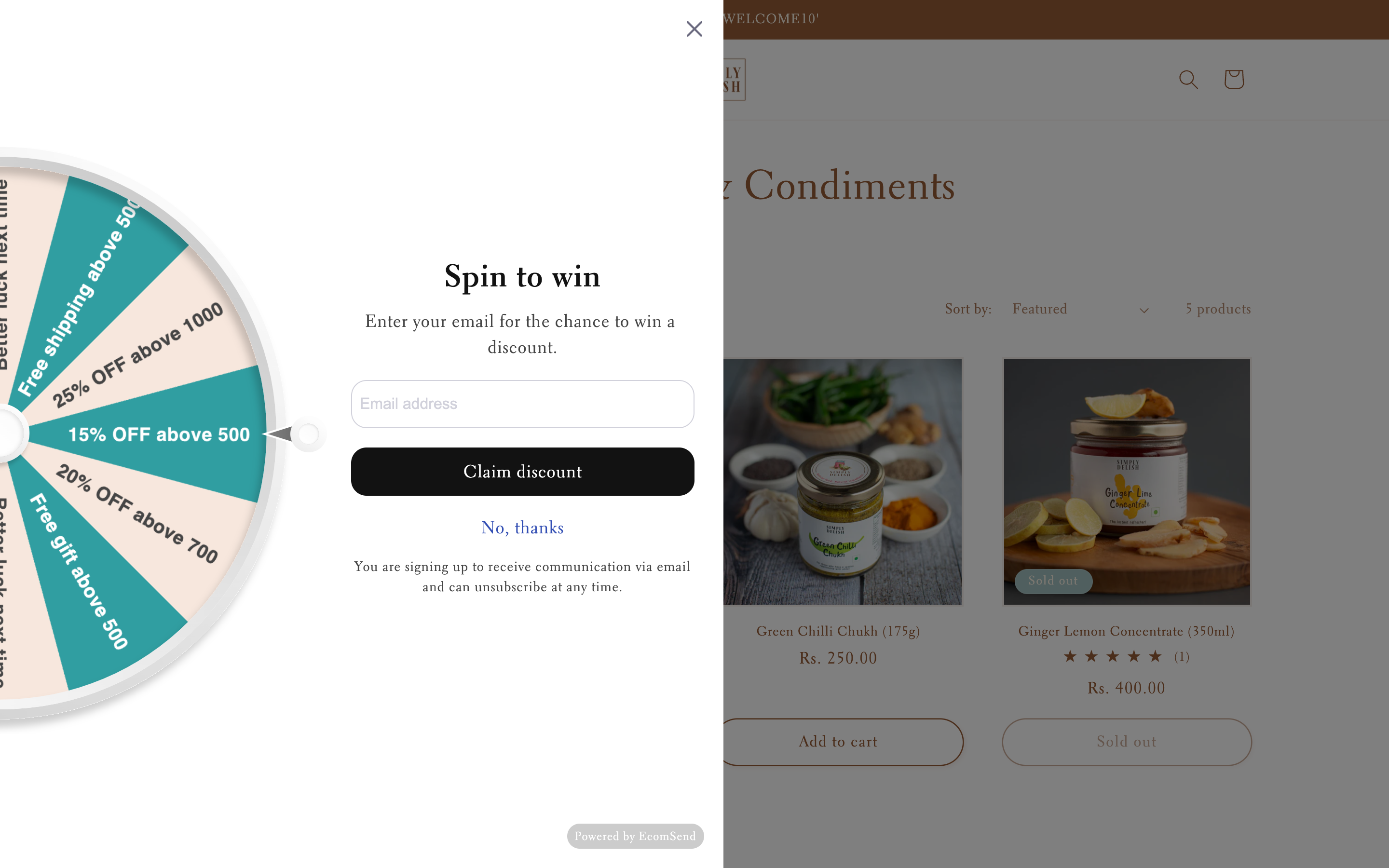 Digital Marketing + Website for Simple Delish screenshot 2