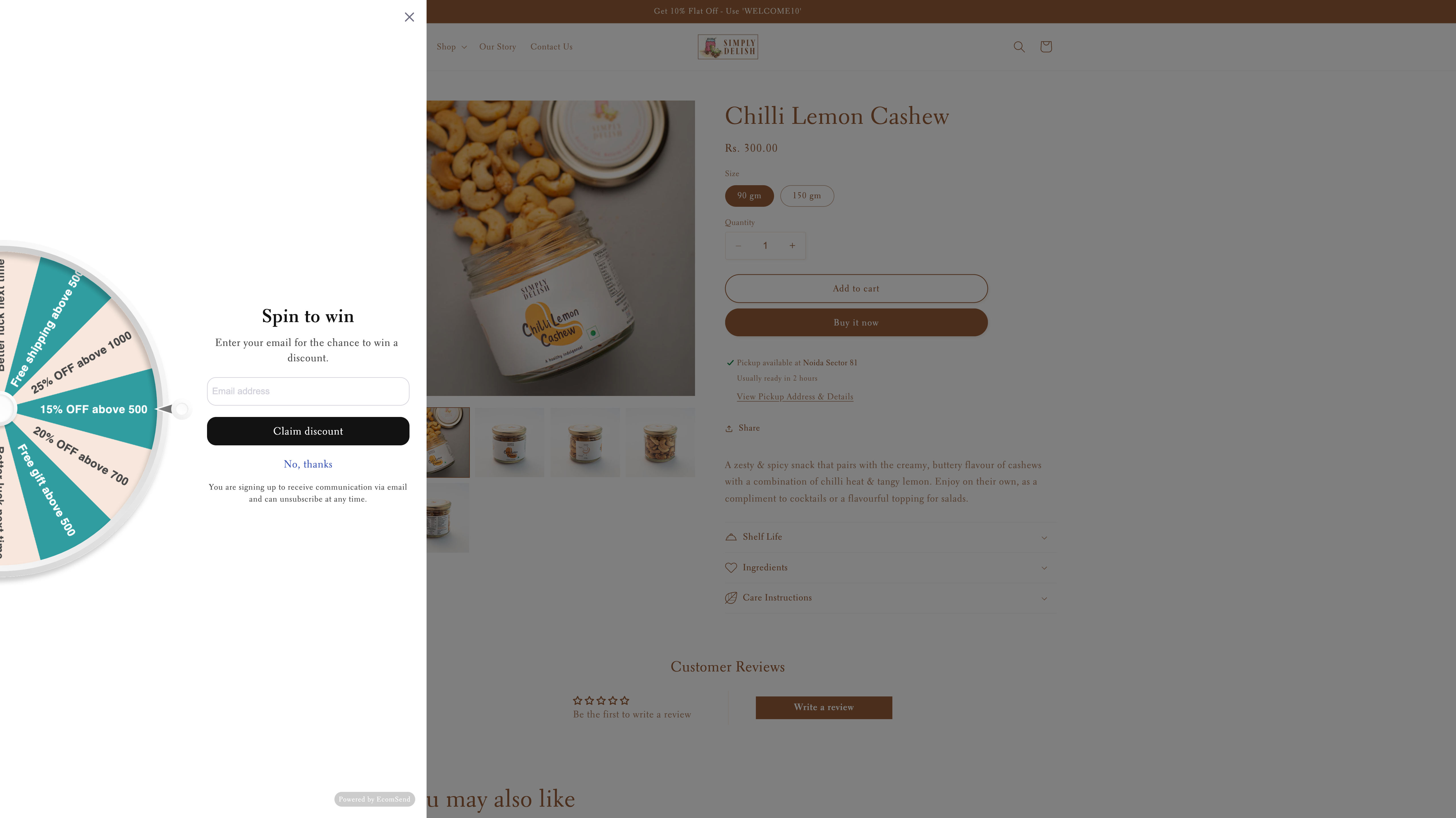 Digital Marketing + Website for Simple Delish screenshot 4