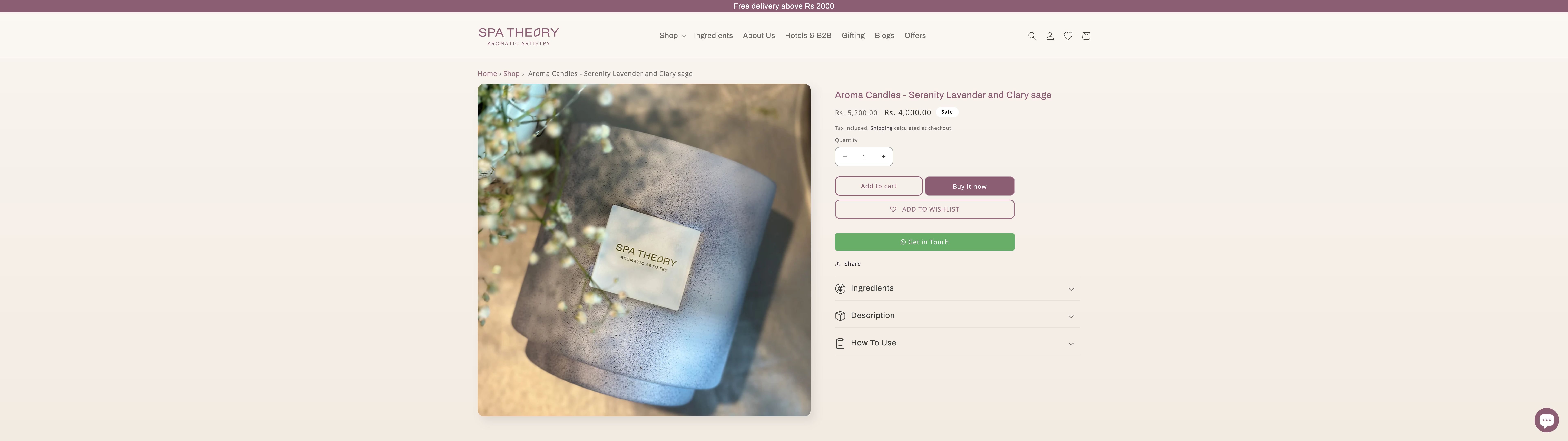 Spa Theory - Home Fragrances screenshot 4