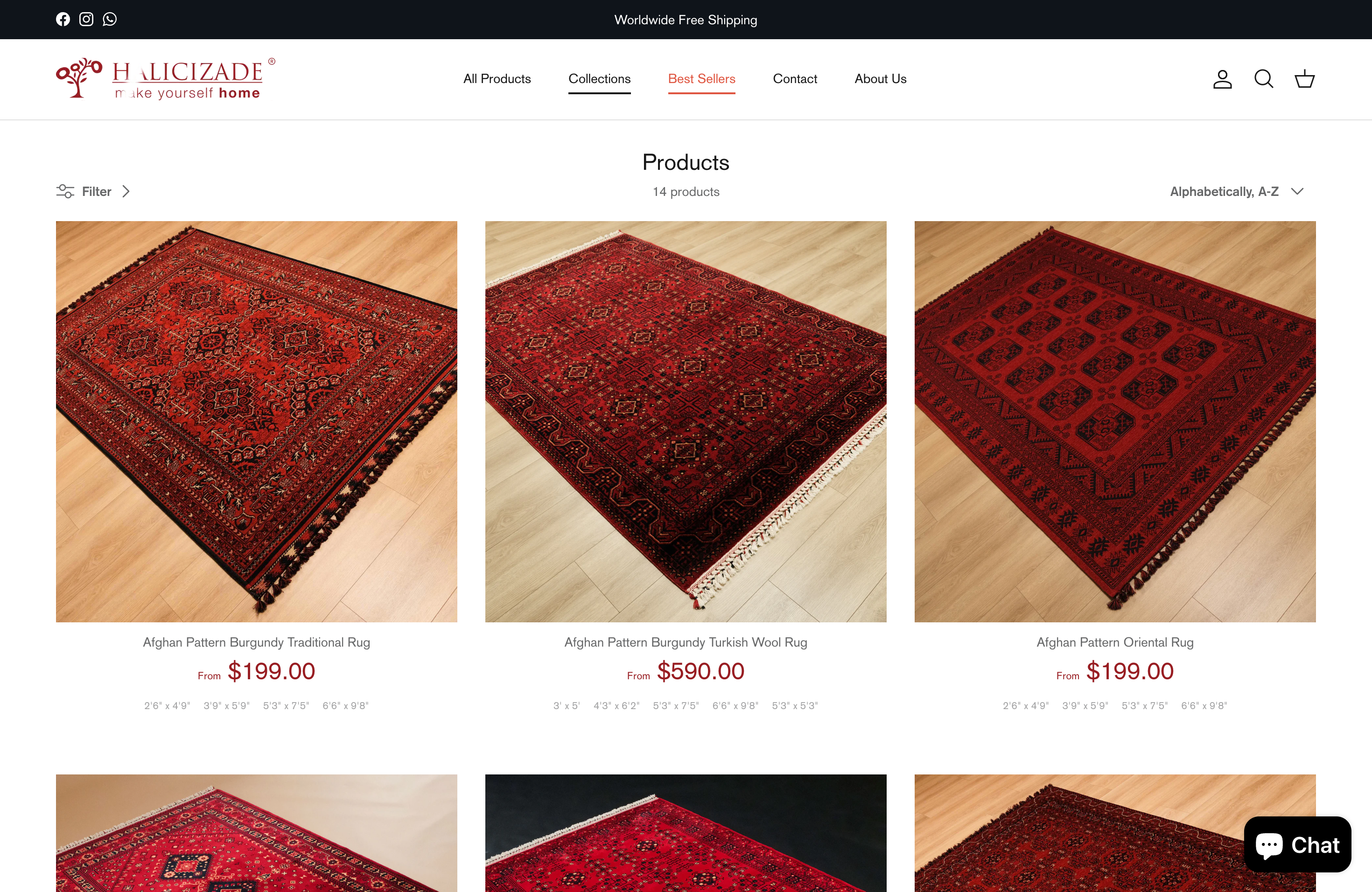 Turkish Rug Store | Buy Anatolian and Tribal Rugs Online | Halicizade screenshot 2
