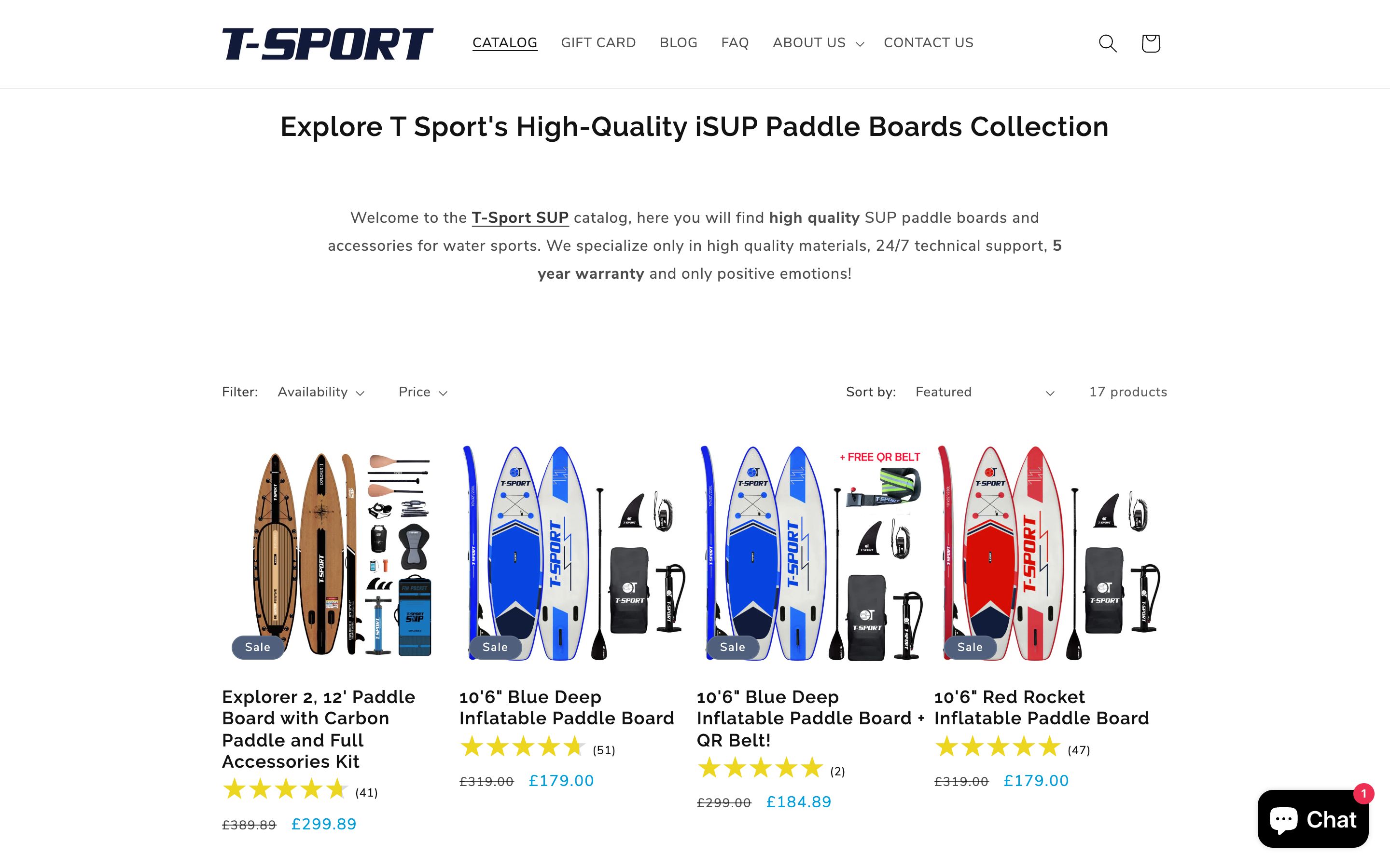 TSport SUP screenshot 2