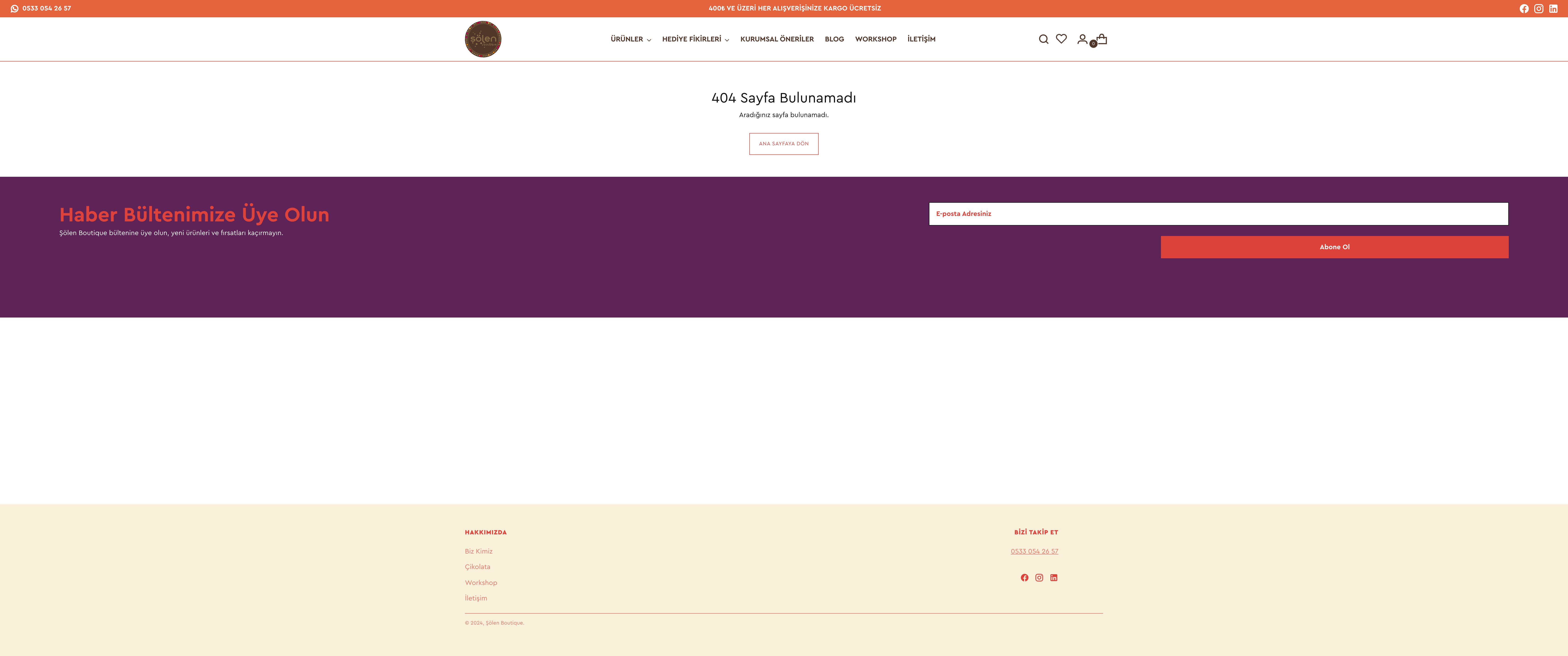 Solen Boutique: Premier Chocolate Brand Online Store from Turkiye screenshot