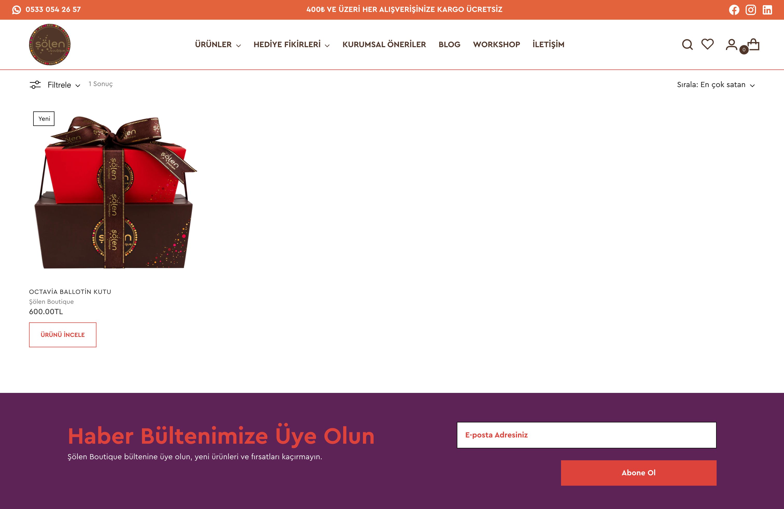 Solen Boutique: Premier Chocolate Brand Online Store from Turkiye screenshot 3