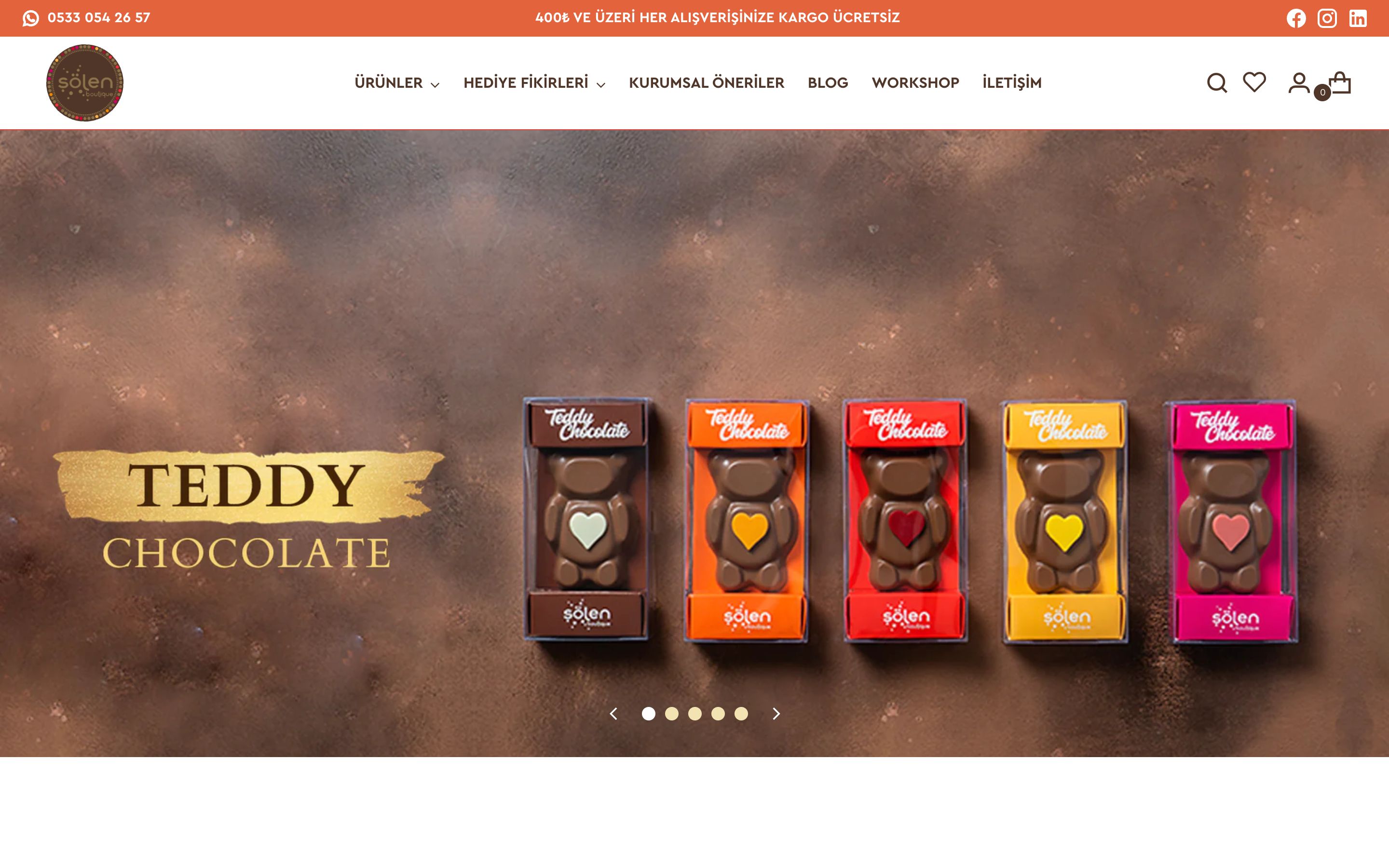 Solen Boutique: Premier Chocolate Brand Online Store from Turkiye screenshot 5
