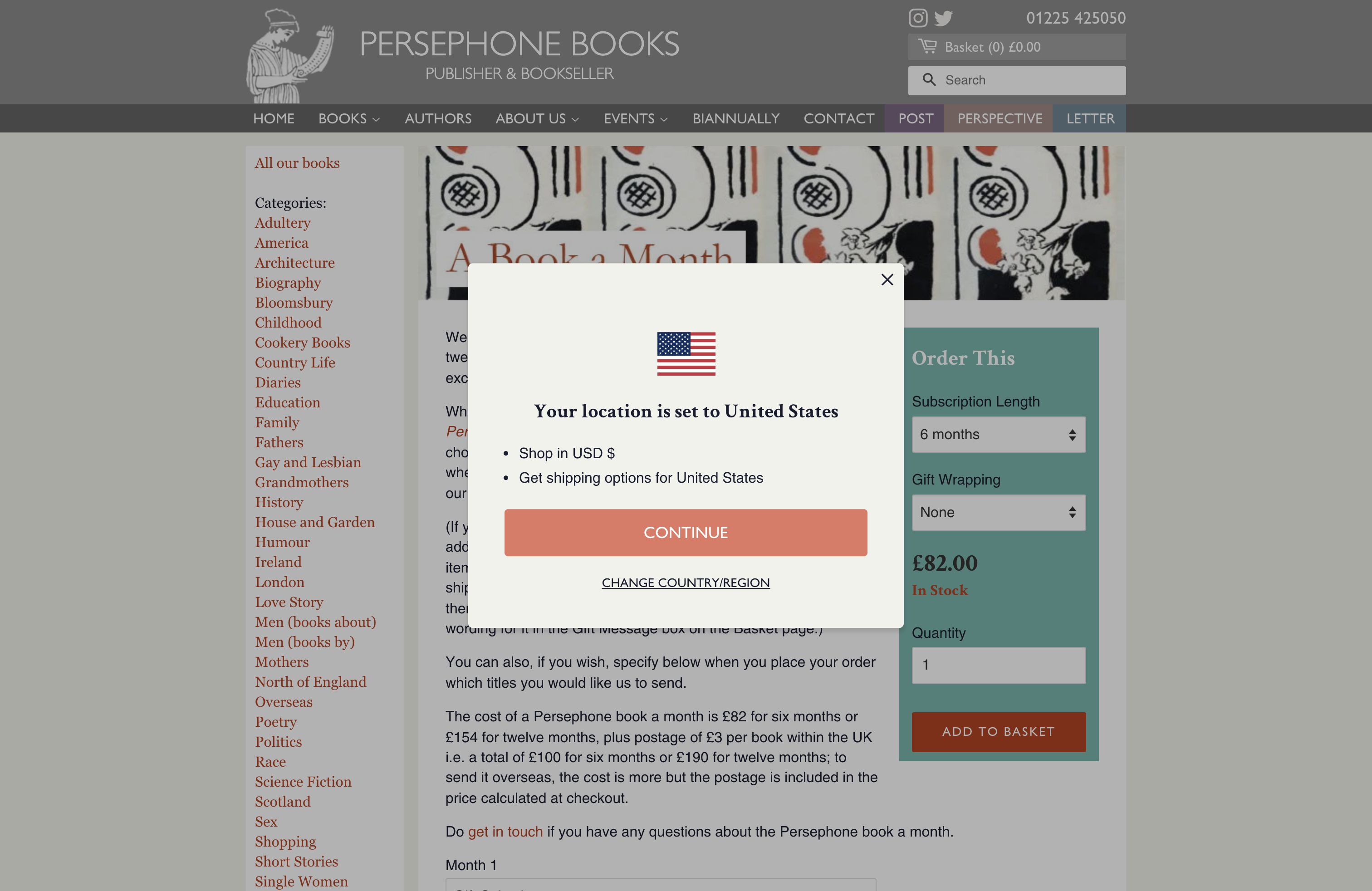 Persephone Books - New Site Build & Magento Migration screenshot 4