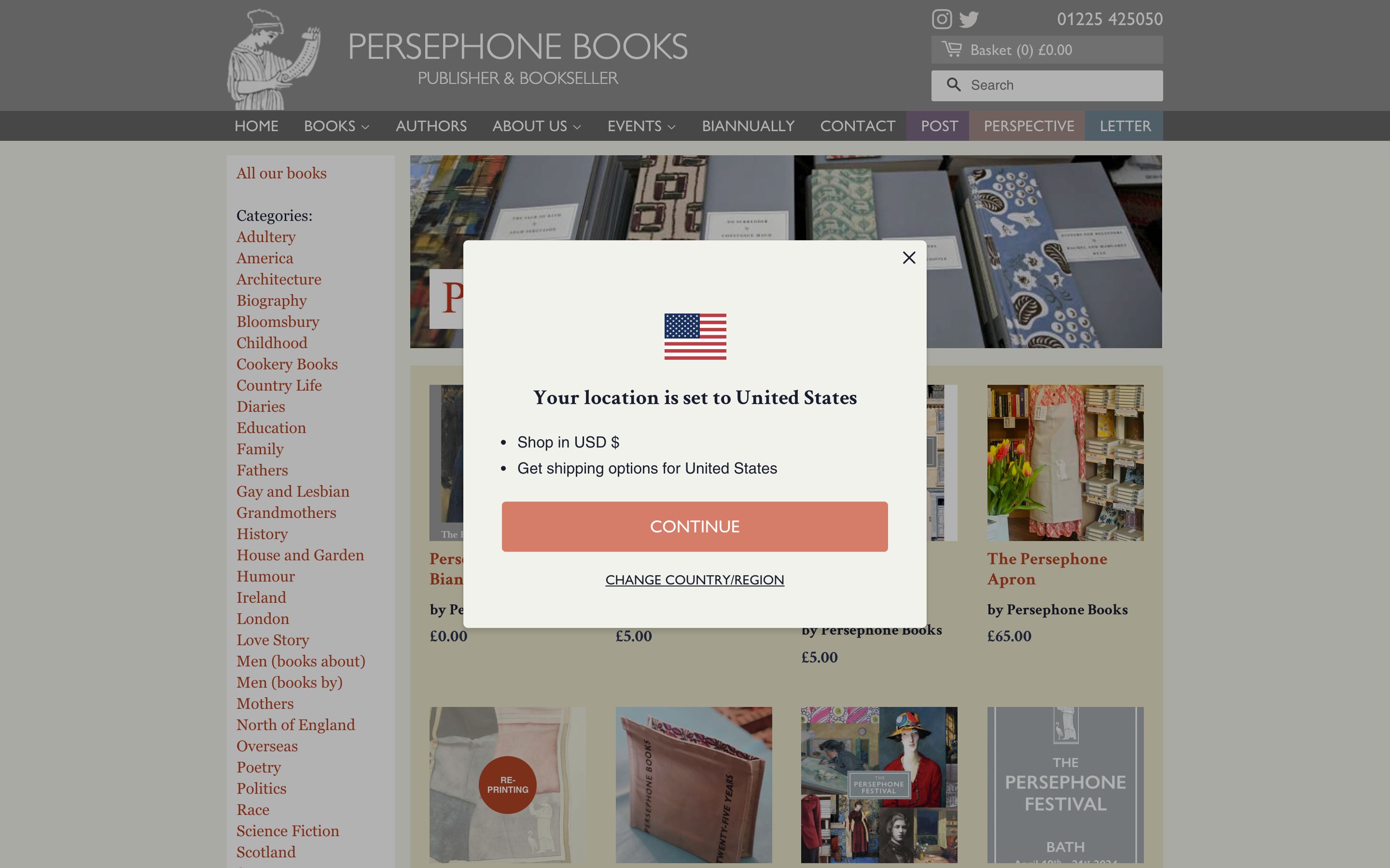 Persephone Books - New Site Build & Magento Migration screenshot 2