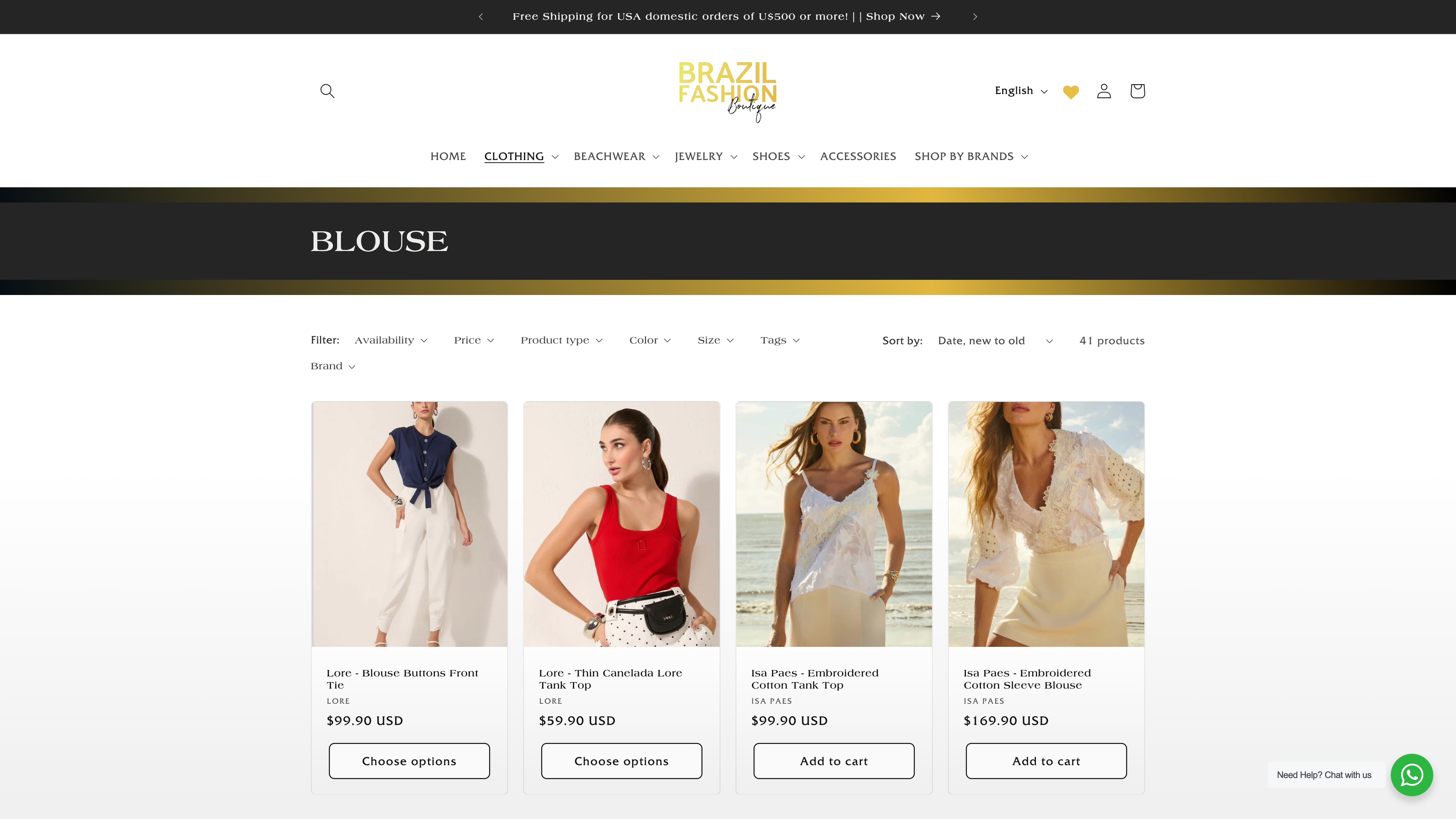 Brazil Fashion Boutique screenshot 2