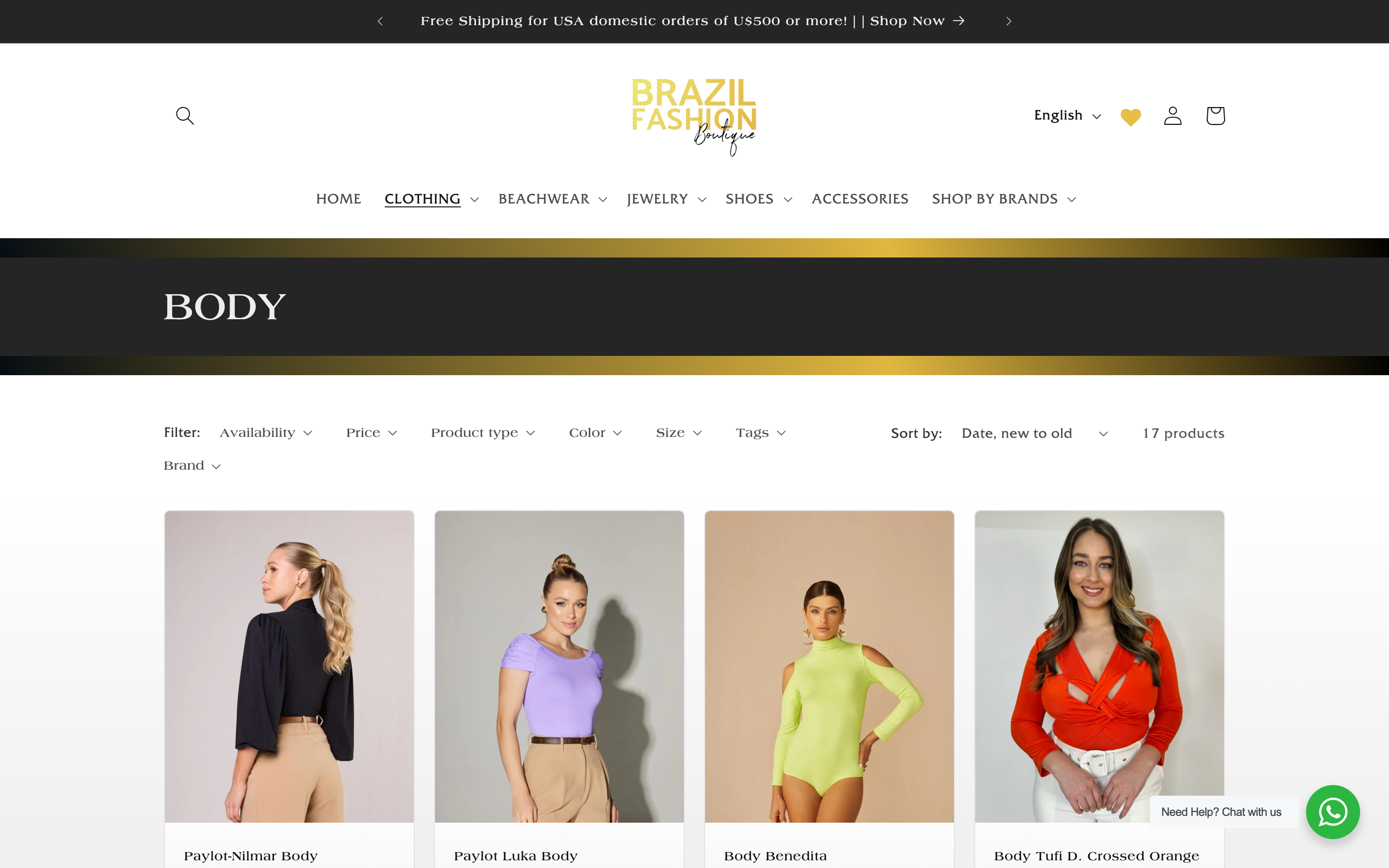 Brazil Fashion Boutique screenshot 3