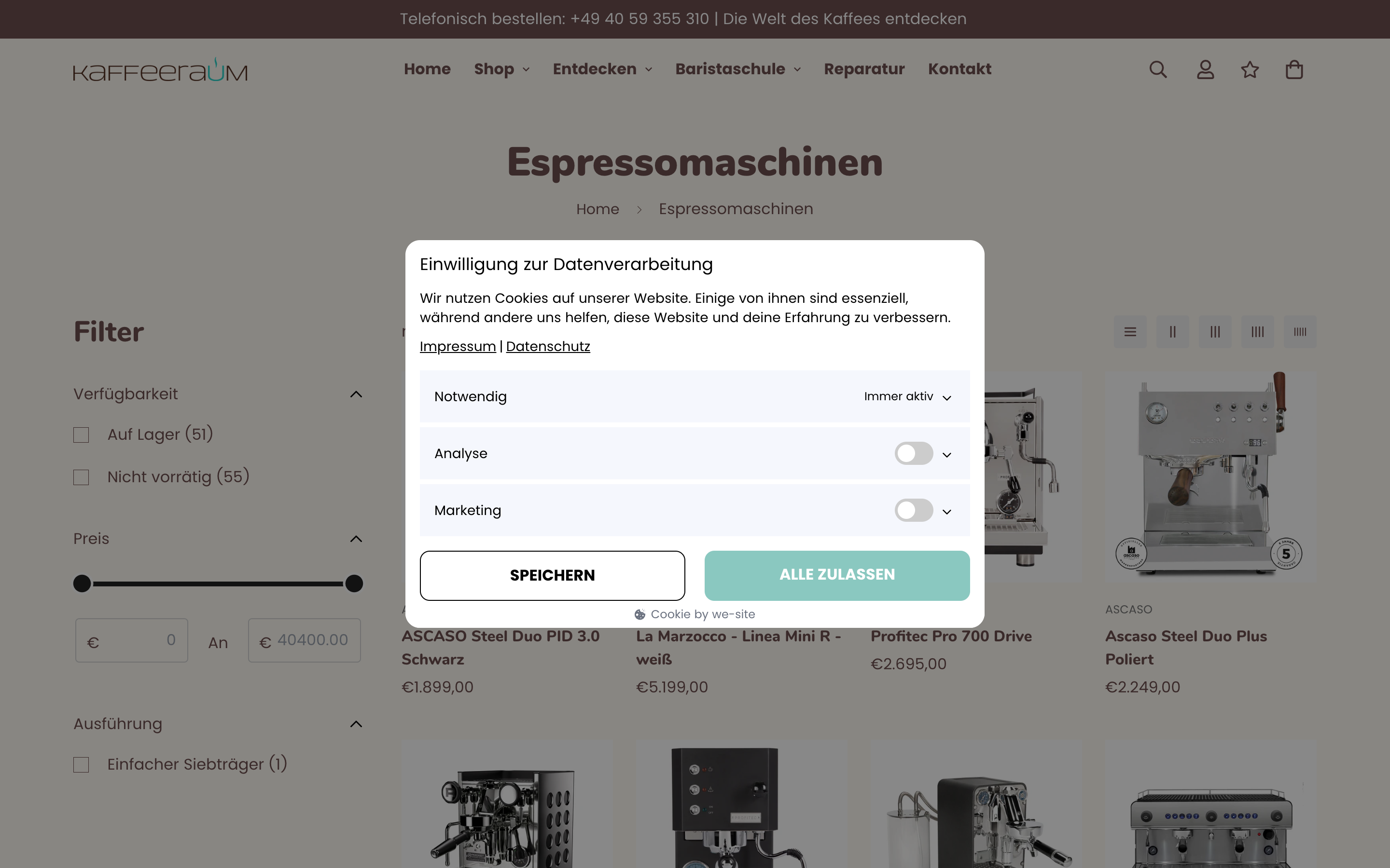 Shopify Migration von Shopware für KAFFEERAUM screenshot 2