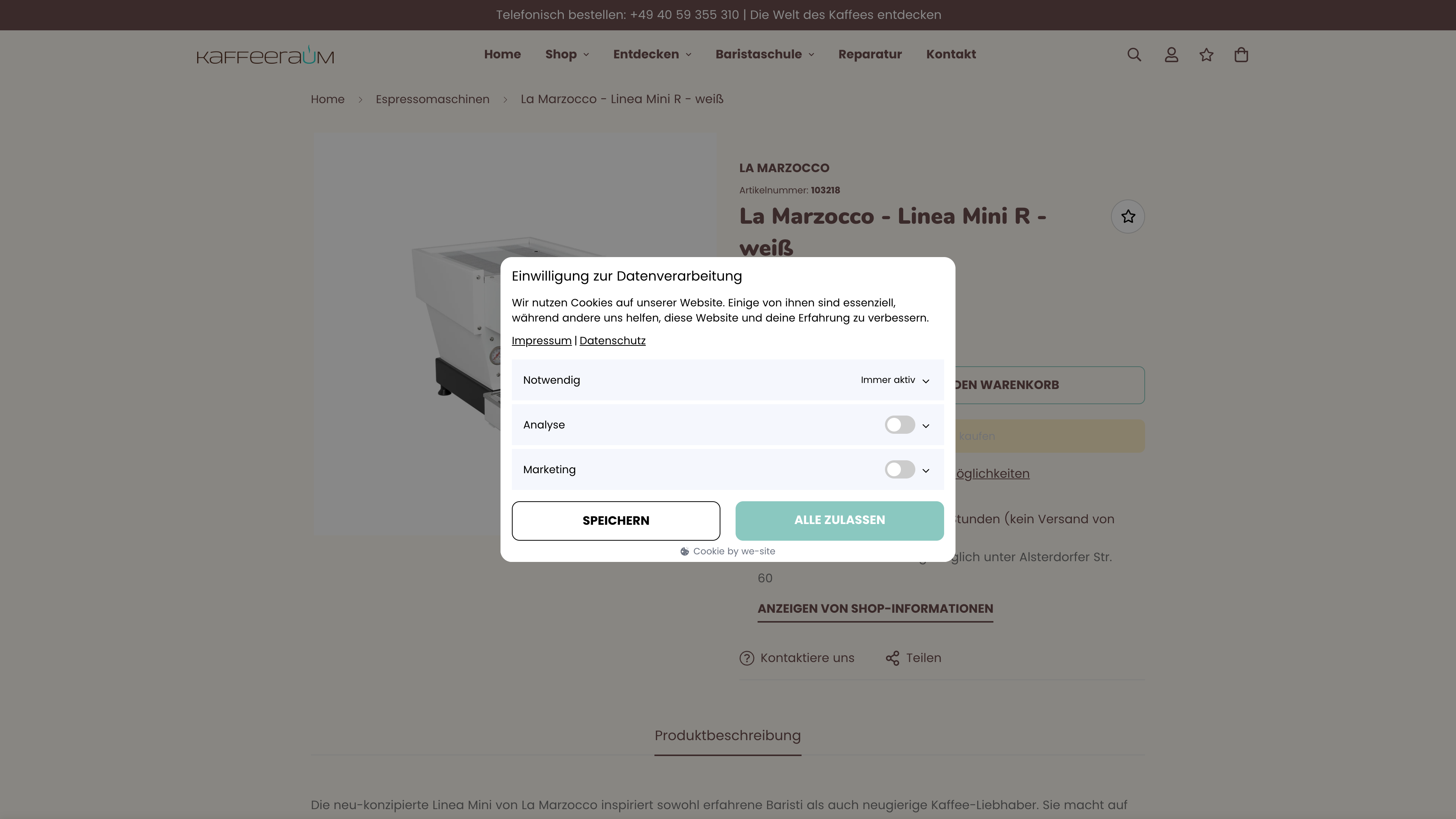 Shopify Migration von Shopware für KAFFEERAUM screenshot 4