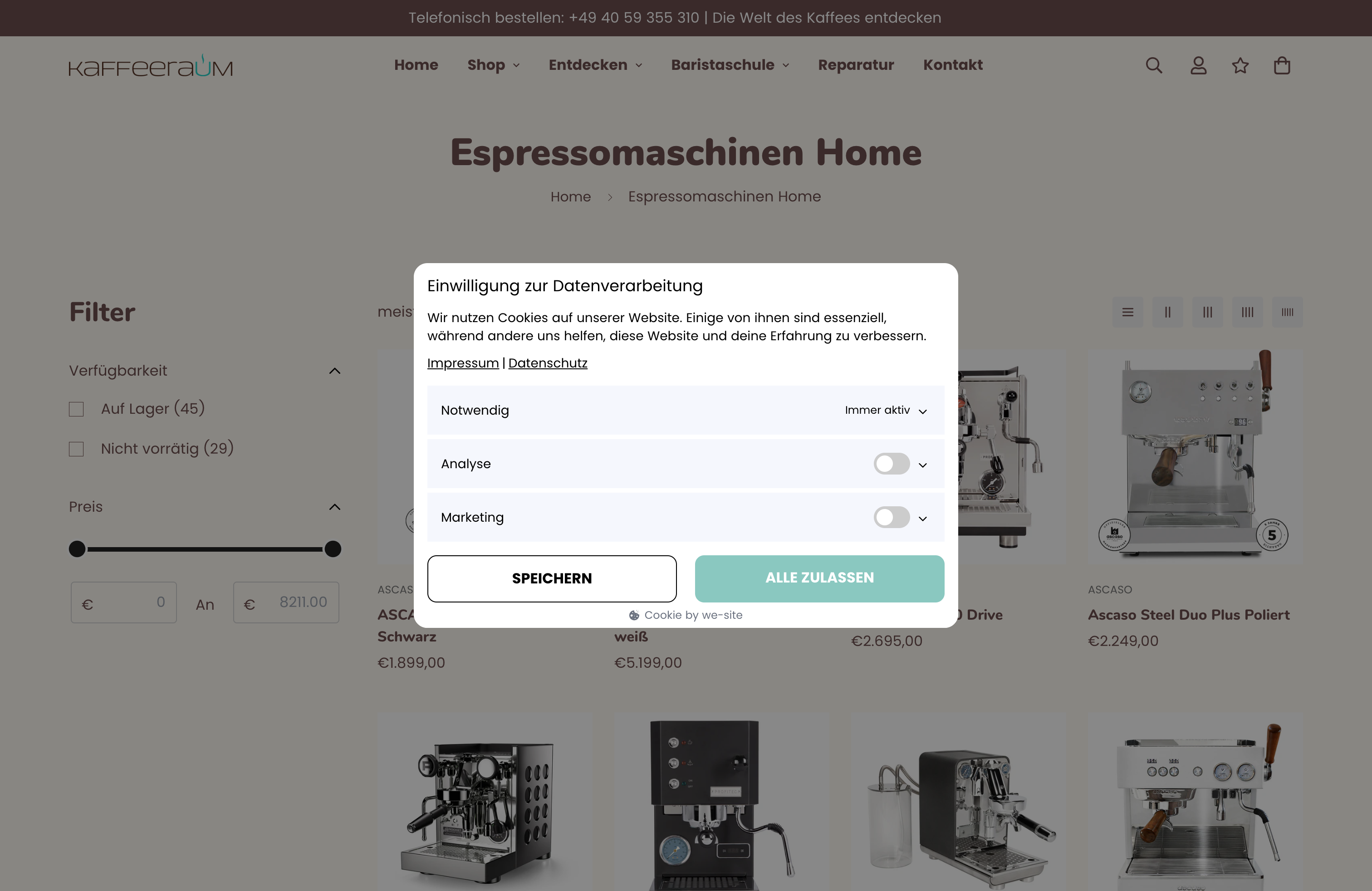 Shopify Migration von Shopware für KAFFEERAUM screenshot 3