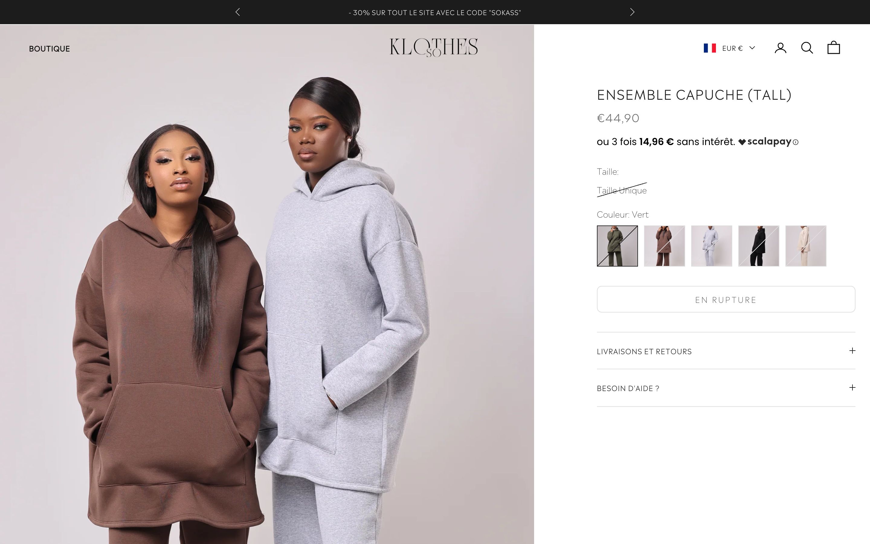 My work with SOKLOTHES screenshot 3